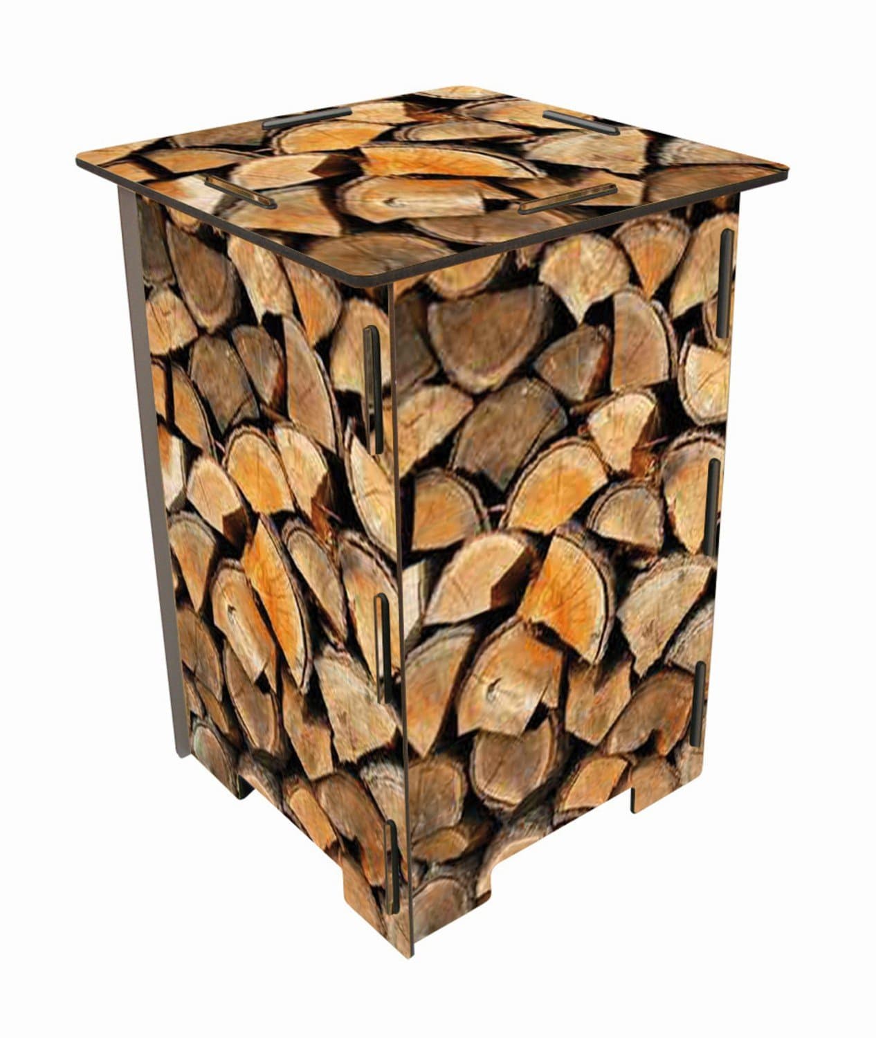 WerkhausPhoto Stool, Wood, Brown, Medium