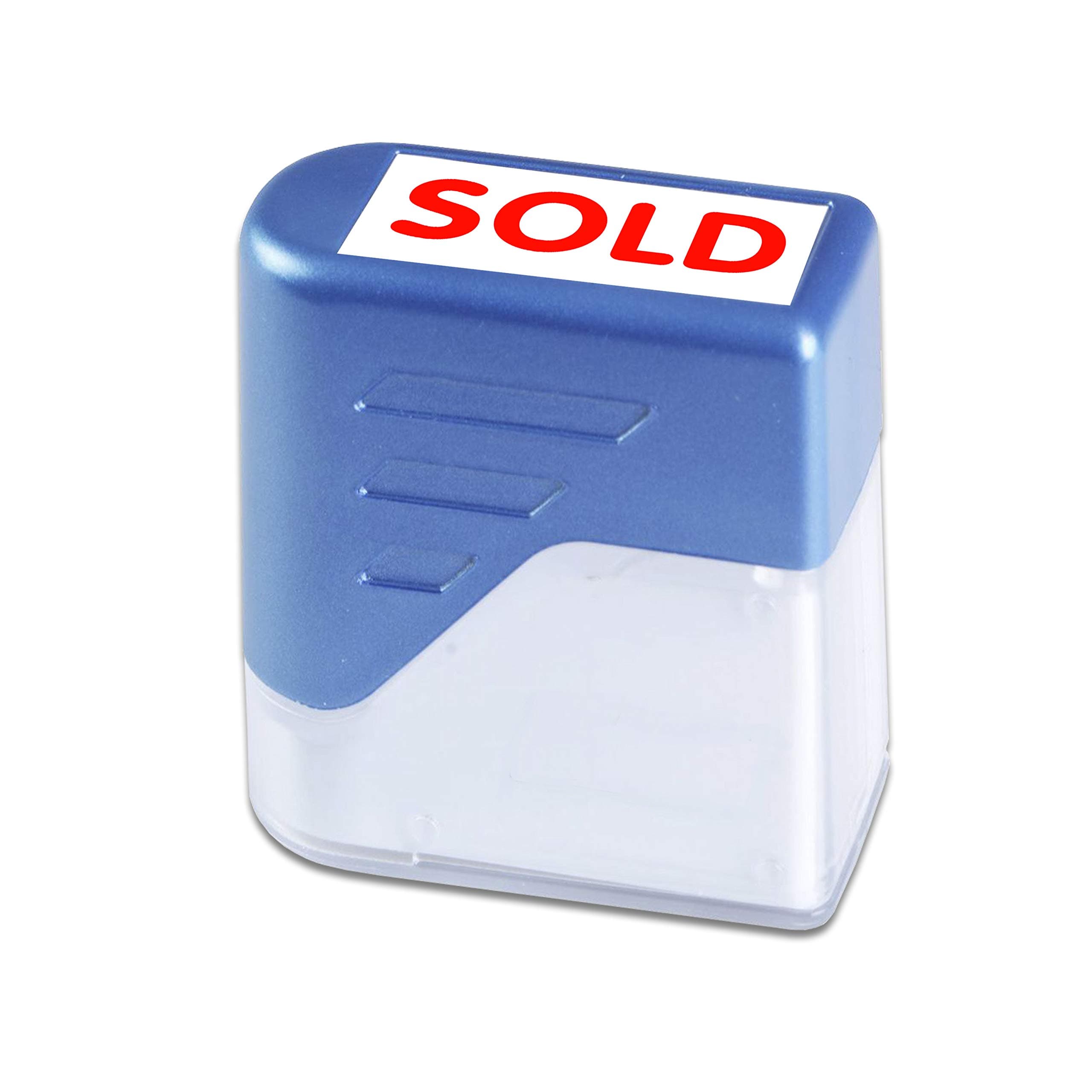 Sold Rubber Stamp Self Inking Bold Red Ink Text Business Office Self Stationery Inking Kit Document