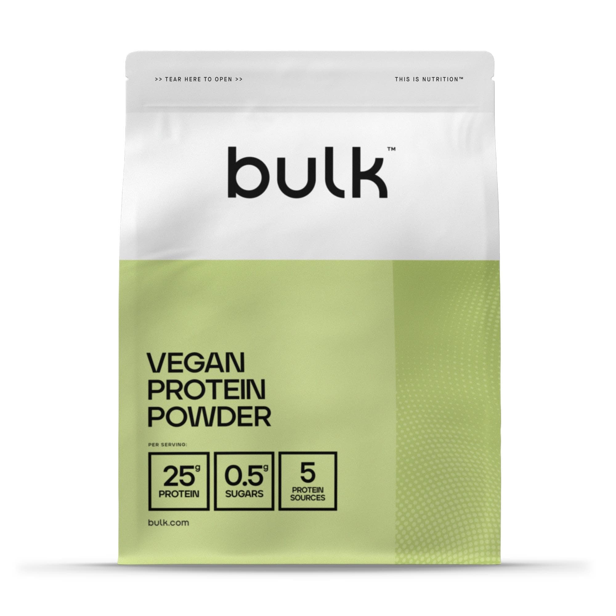 Bulk Vegan Protein Powder, Plant Based Protein Shake, Vanilla, 2.5 kg, New & Improved Formula, 71 Servings, Packaging May Vary