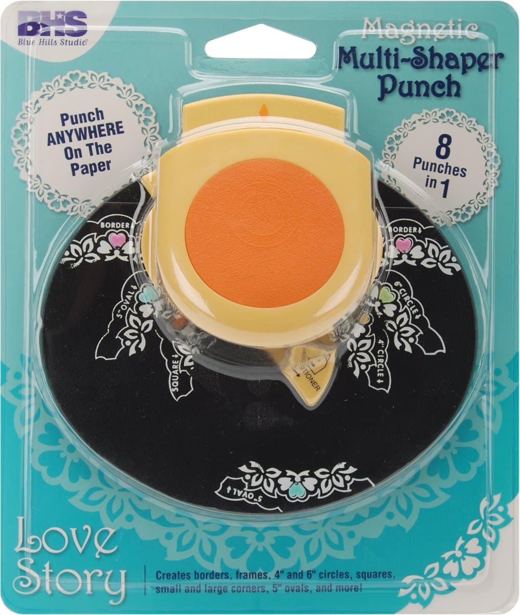 Magnetic Multi-Shaper Punch - Love Story