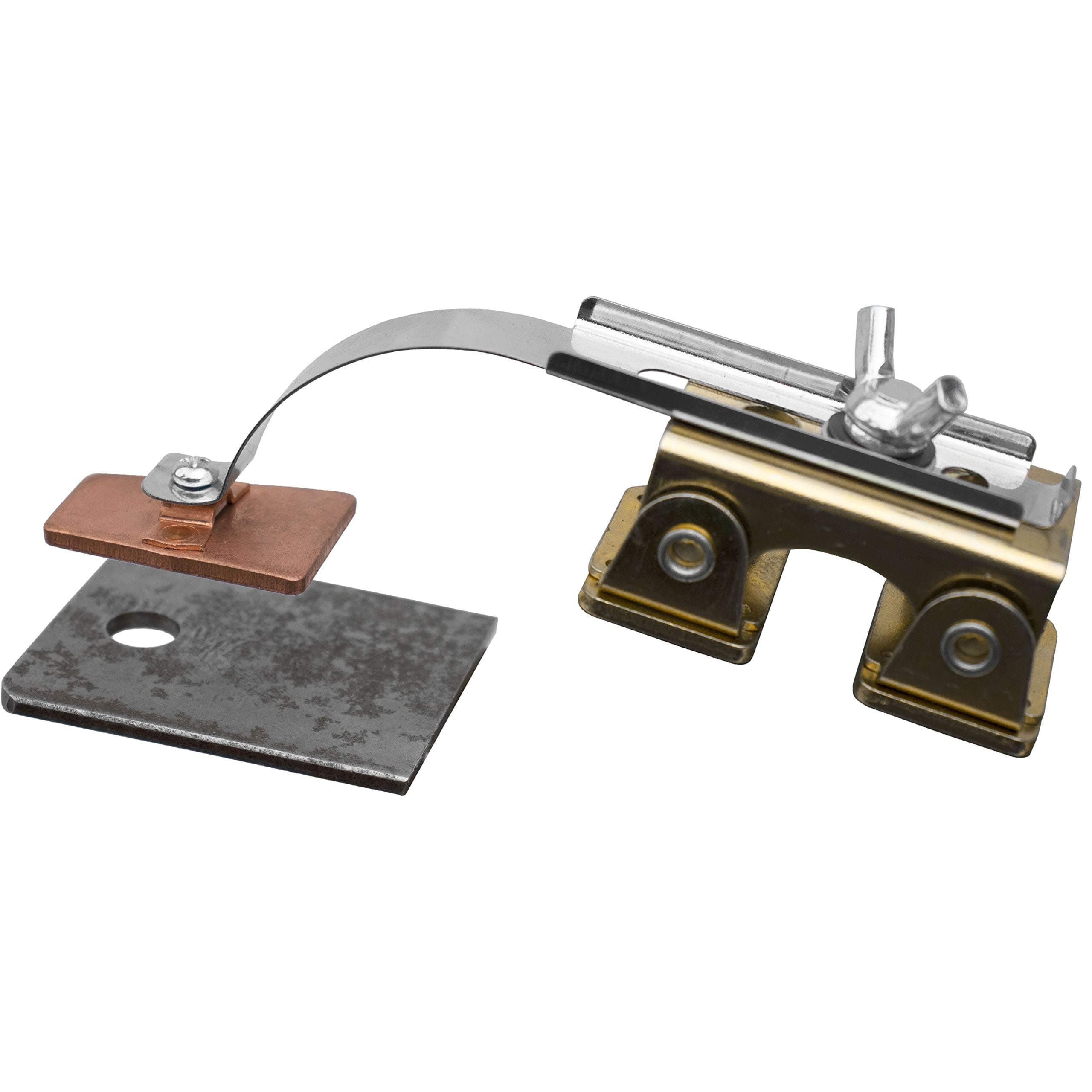 Strong Hand Tools Hole Plug Magnet, Free Weld, Pivoting Magnetic V-Pad Base, Spring Loaded Arm, Heat Dissipating Copper Pad, Length: 5.5", AGK320,