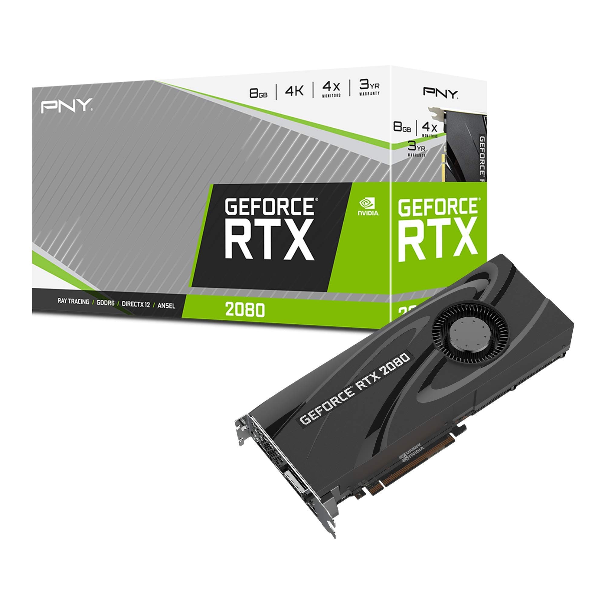 PNY GeForce RTX 2080 8GB Blower Graphics Card