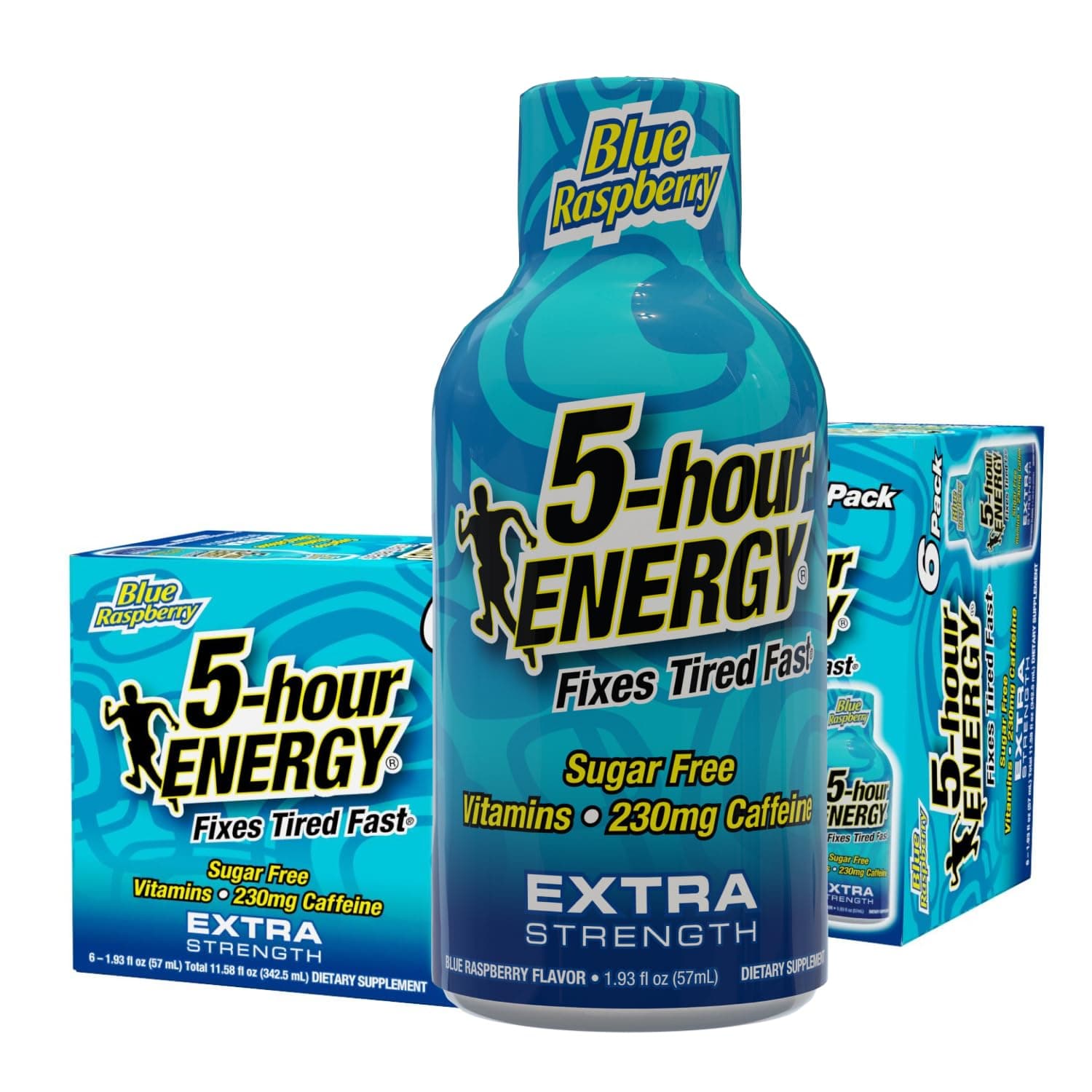 5-hour ENERGYShot, Extra Strength Blue Raspberry, 1.93 Ounces 12 Count