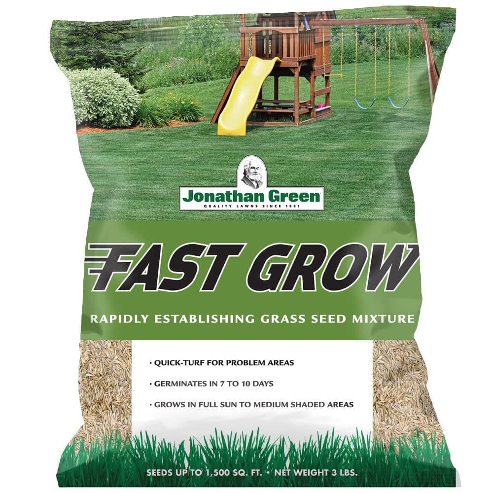 Jonathan Green 10820 Fast Grow Grass Seed Mix,3lbs
