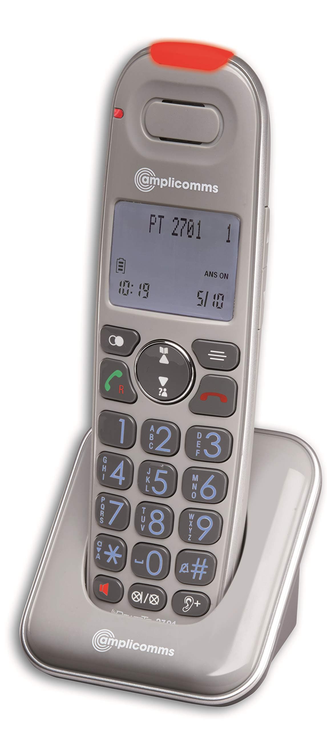 Amplicomms PowerTel 2701 Big Button Amplified Cordless DECT Phone - Additional Handset