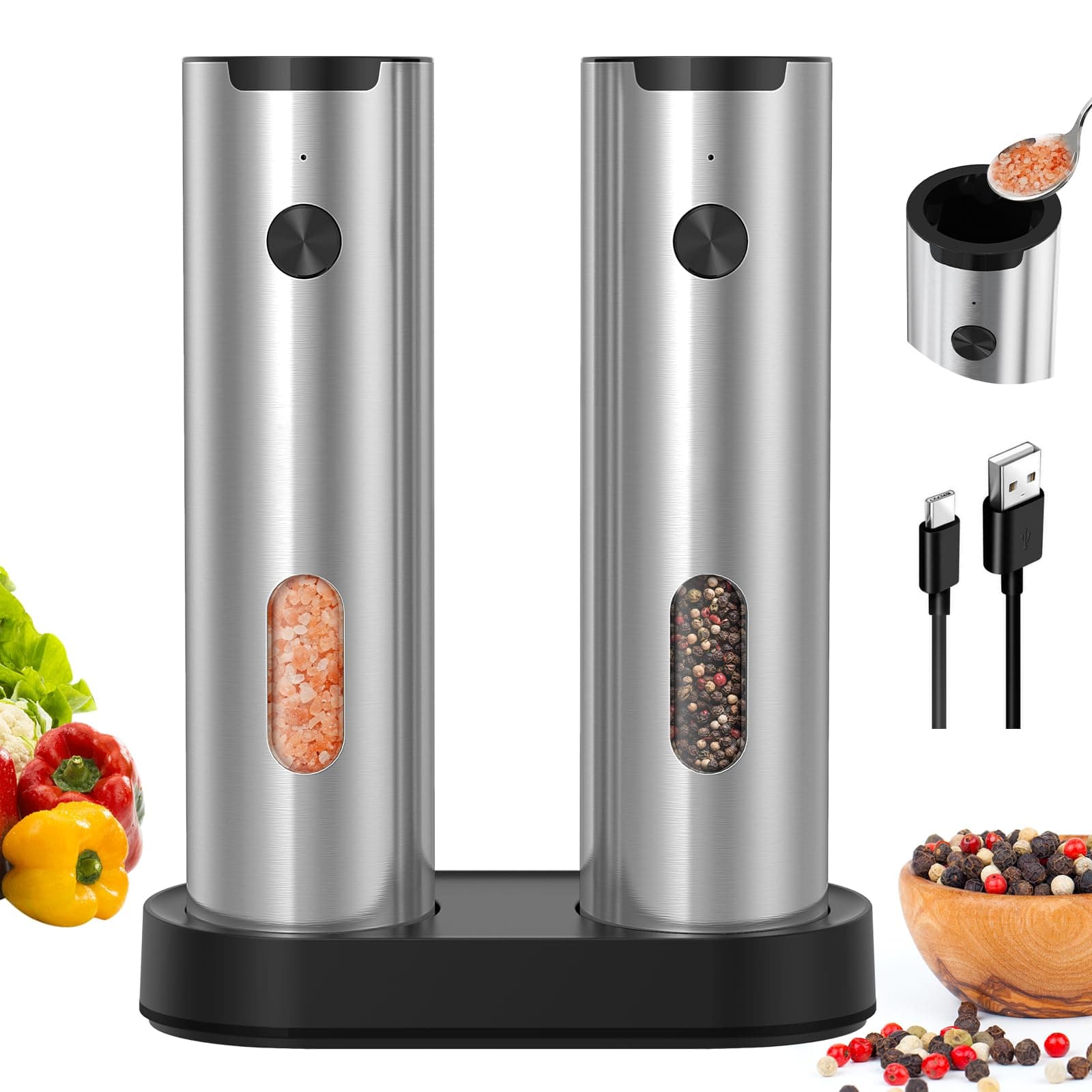 CIRCLE JOY Rechargeable Pepper Mill KYMQ-66C