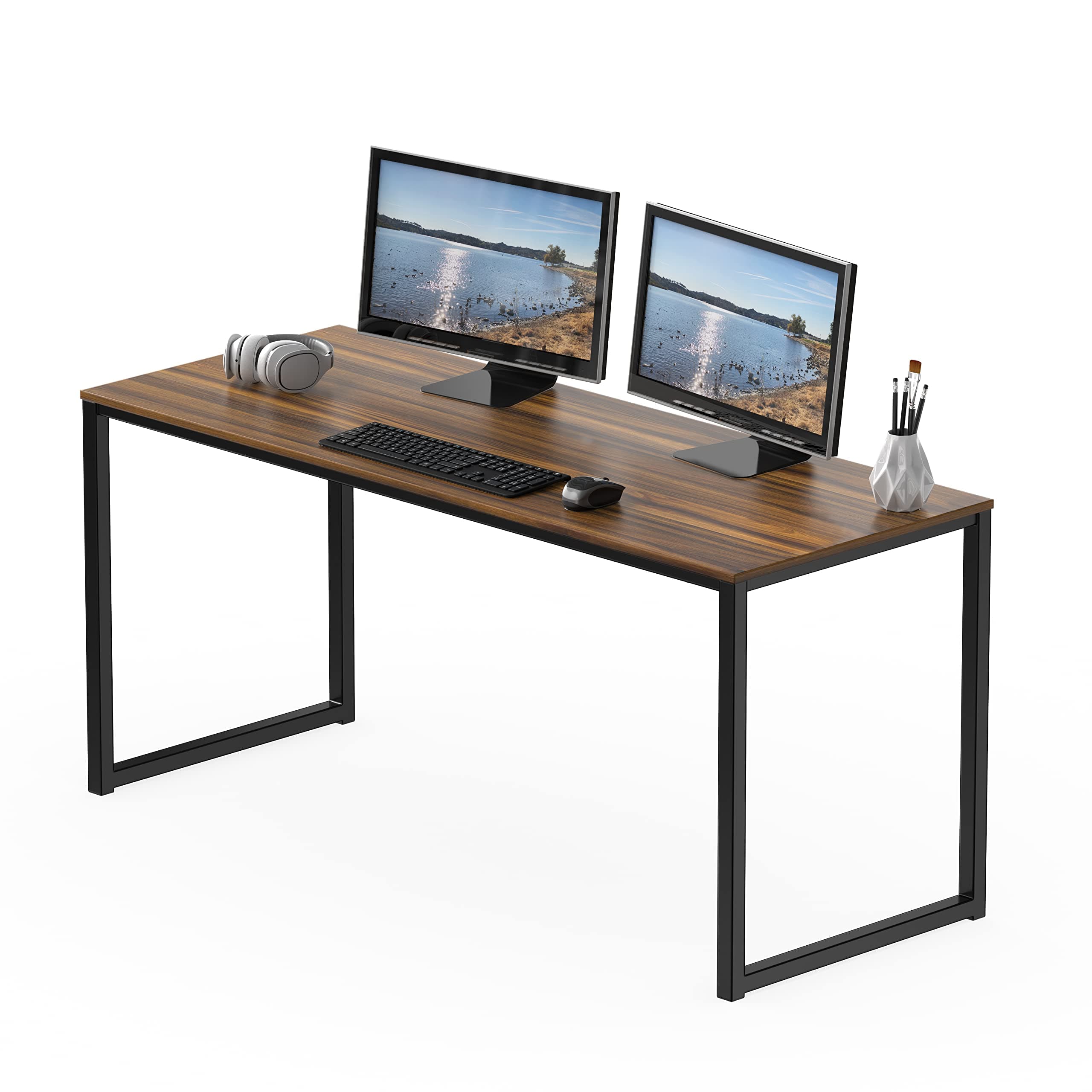 Mission 55-Inch Home Office Computer Desk, Walnut