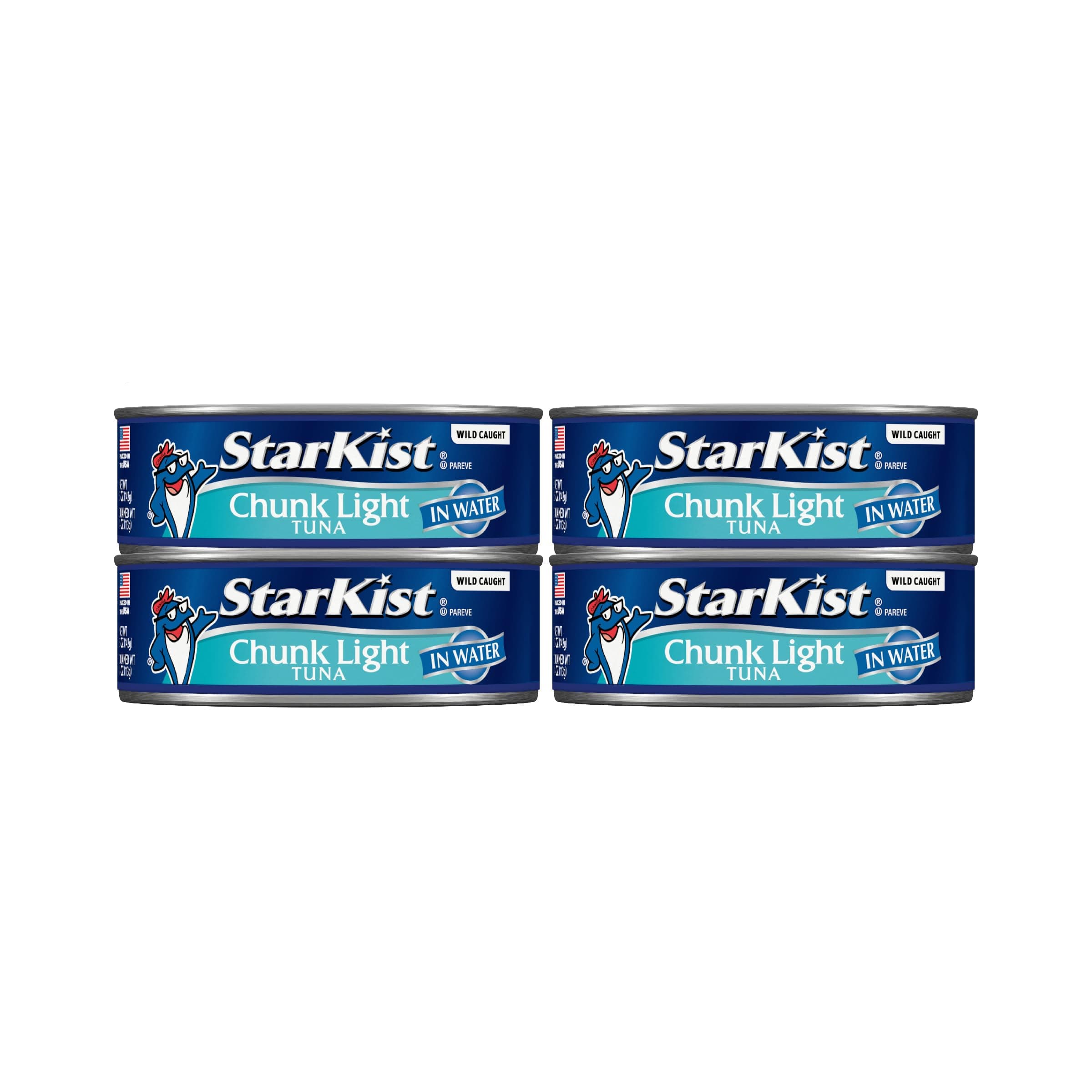 StarKist Chunk Light Tuna in Water - 5 oz Can (Pack of 4)