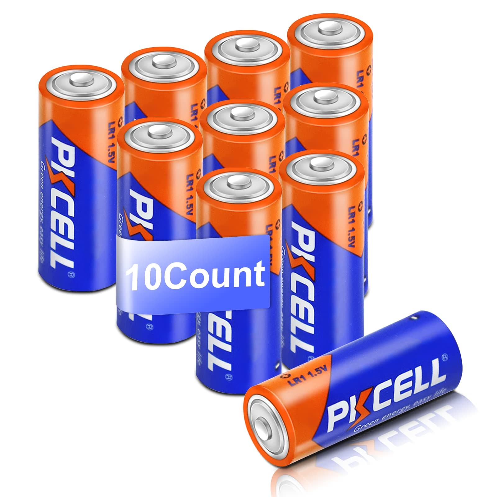 PK Cell 1.5V E90 LR1 MN9100 N Size Alkaline Batteries Pack of 10PCS