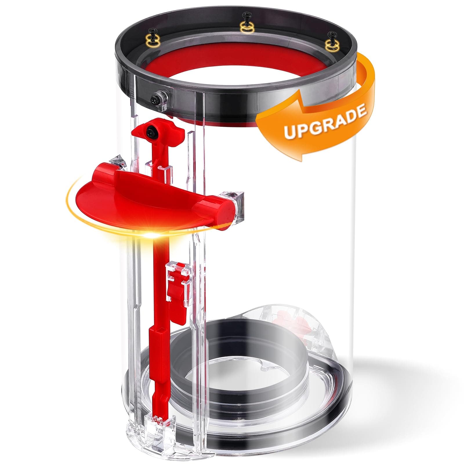 Upgraded Dust Bin Replacement for Dyson V11 V15 SV14 SV15 SV22 Vacuum Cleaner Canister, Vacuum Bin Replacement for Part no. 970050-01 and Part no. 965443-01