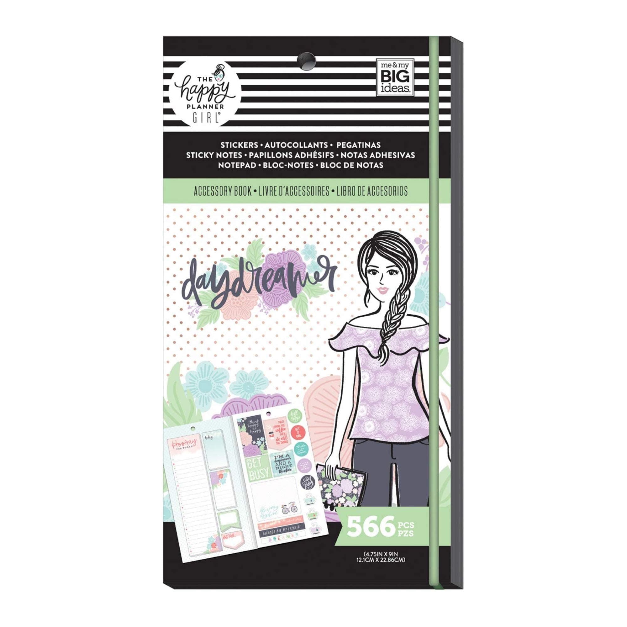 me & my BIG ideasHappy Planner Accessory Book W/20 Sheets-Daydreamer, 566/Pkg, Multi