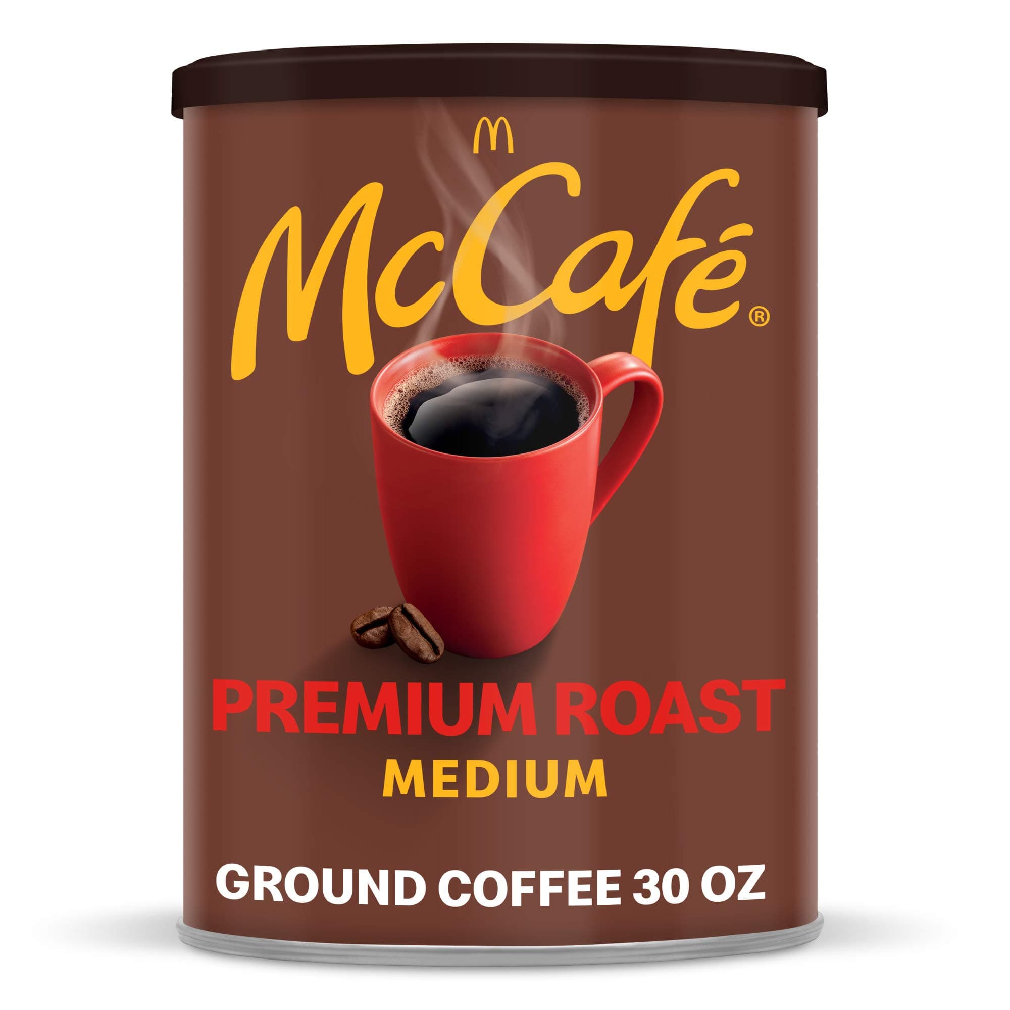 Premium Roast Ground Coffee, 30 oz Canister