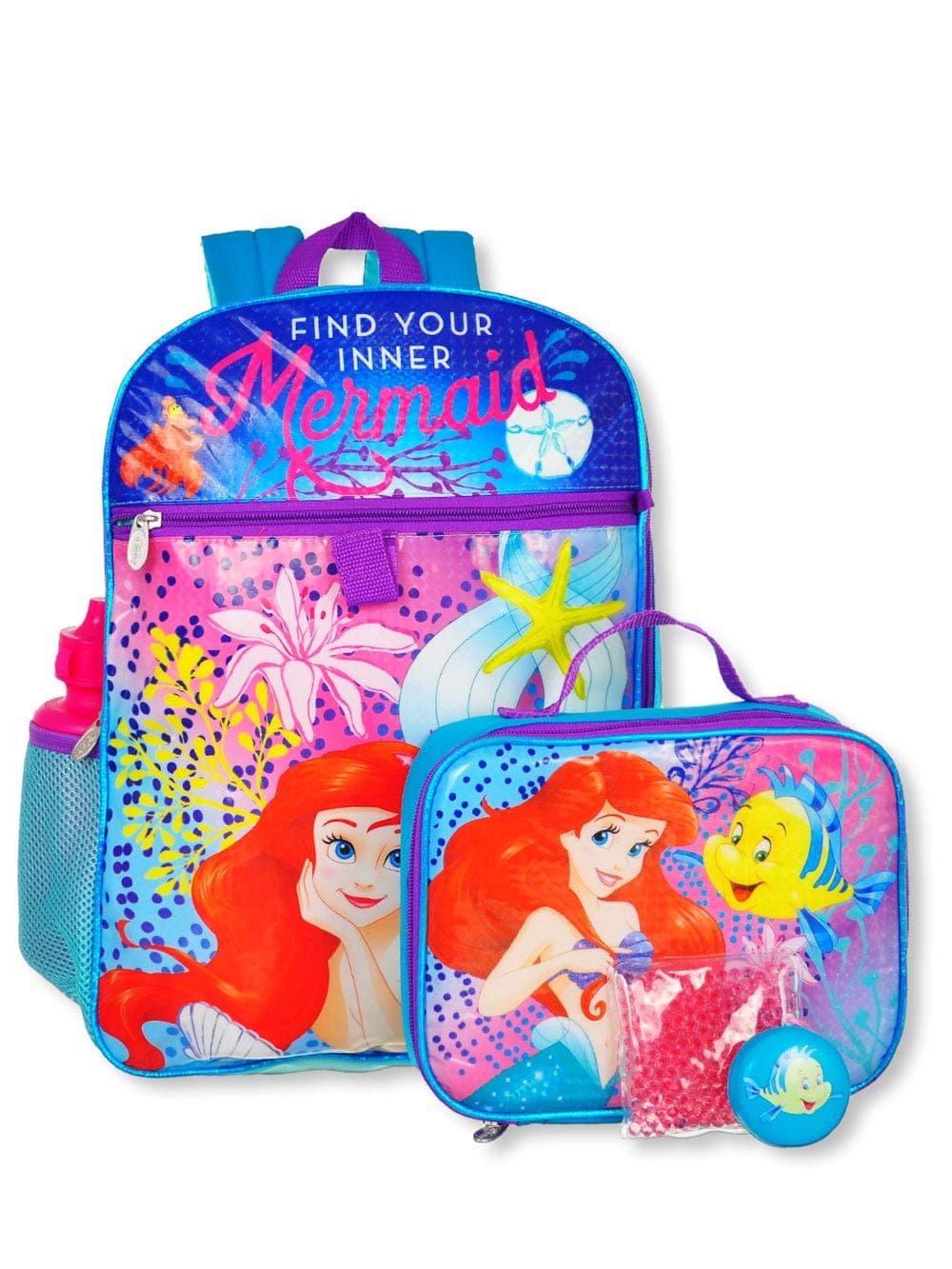Lebensfreude Little Mermaid 5-Piece Backpack Set