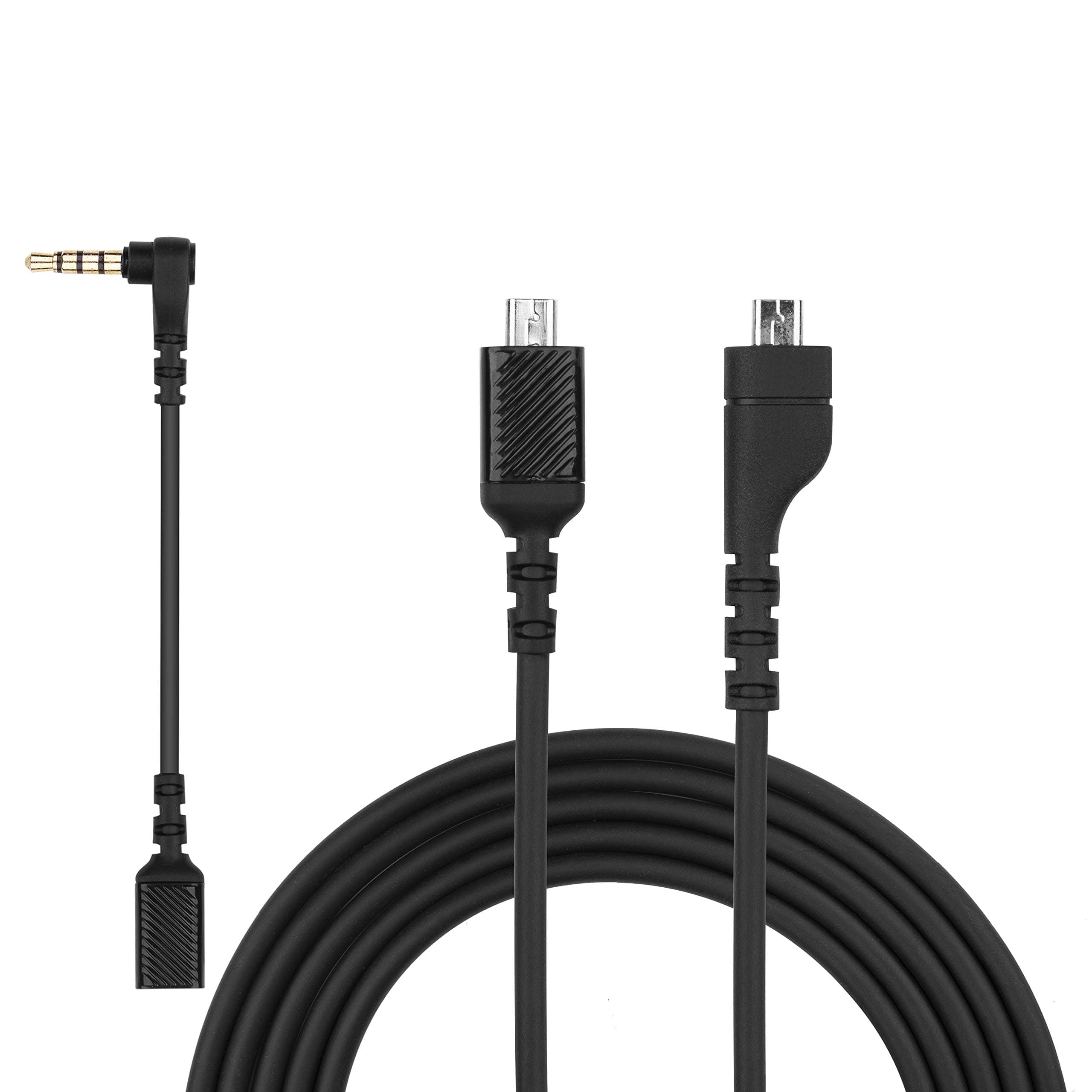 Weishan Arctis 3/5 Cable, Aux Cord Replacement for SteelSeries Arctis 3/5/7, Pro, Pro + GameDac Headset - Detachable Audio Cable, 5ft