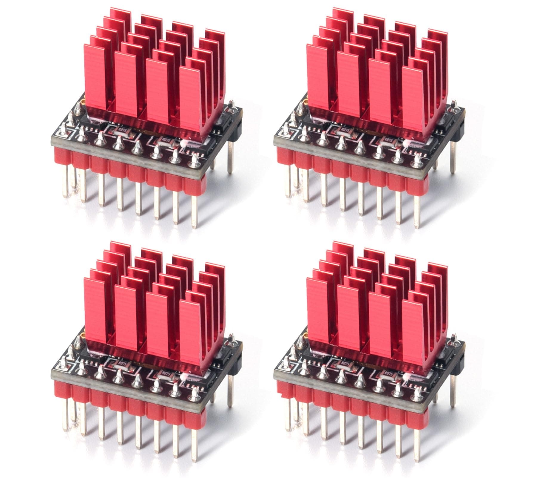 BIGTREETECH TMC5160T Pro Stepper Motor Driver, Supports up to 56V, High Speed Print SPI & SD Modes with Heatsink Manta M8P/M5P/M4P, Octopus Pro Octopus SKR 3 EZ Control Board (4pcs)