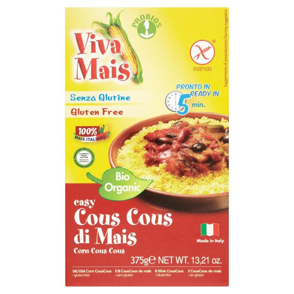 Viva Mais Cous Cous Corn Organic 375g