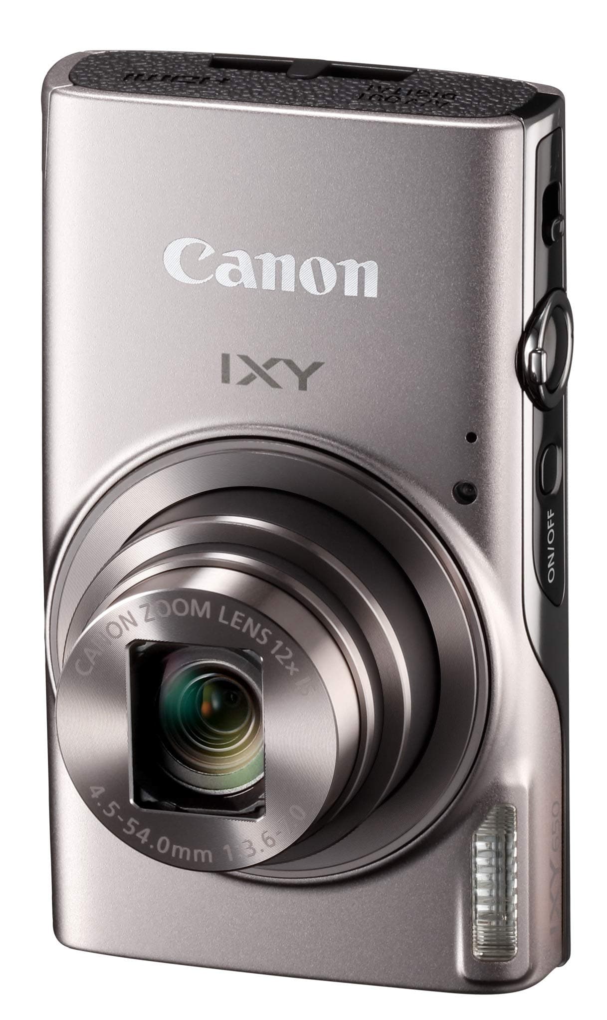 Canon IXY 650 Compact Digital Camera, Silver, 12x Optical Zoom/Wi-Fi Compatible, IXY650SL-A