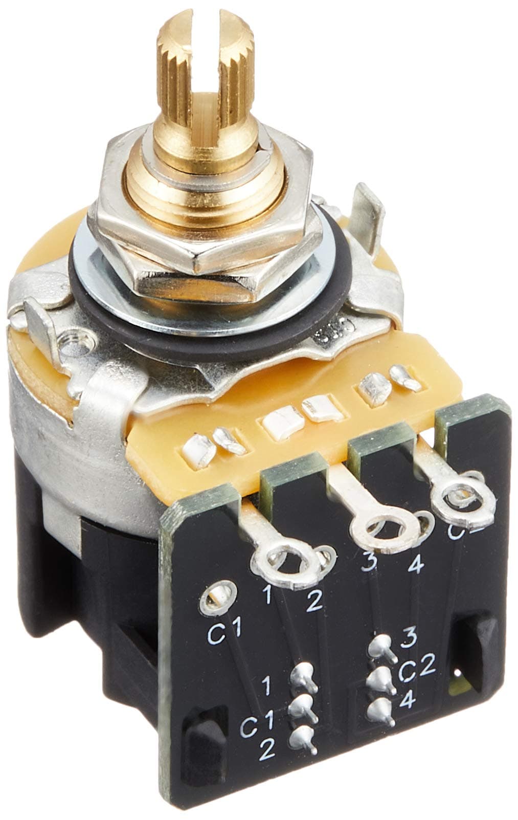 Allparts CTS 250K Push/Pull Split Shaft Audio DPDT Potentiometer