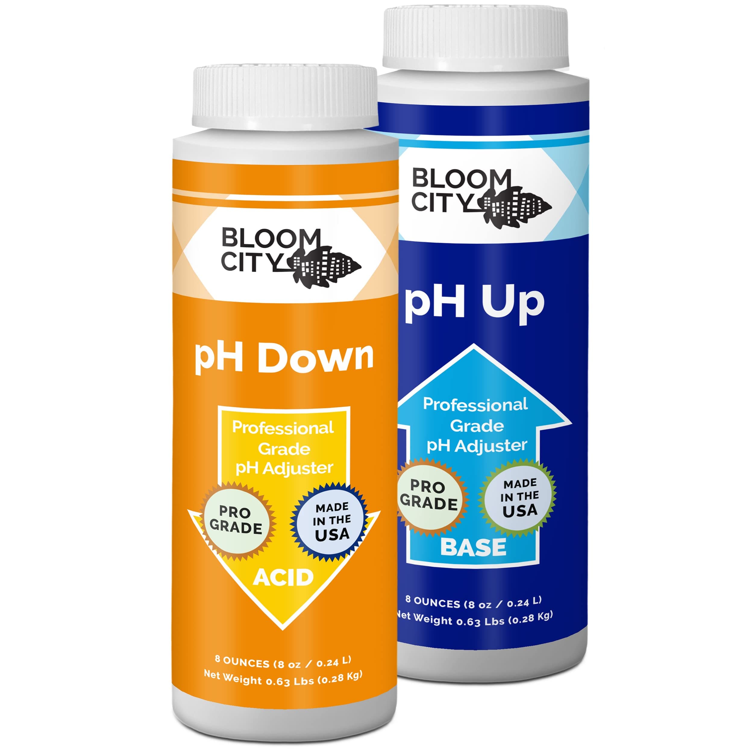 Professional pH Up + Down Control Kit for Optimal Nutrient Uptake (Two 1/2 Pint Bottles) 16 Total oz