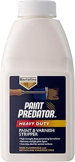 Bartoline Paint Predator Heavy Duty Paint and Varnish Stripper 500ml - High Performance Paint Remover - 1876 Professional Range