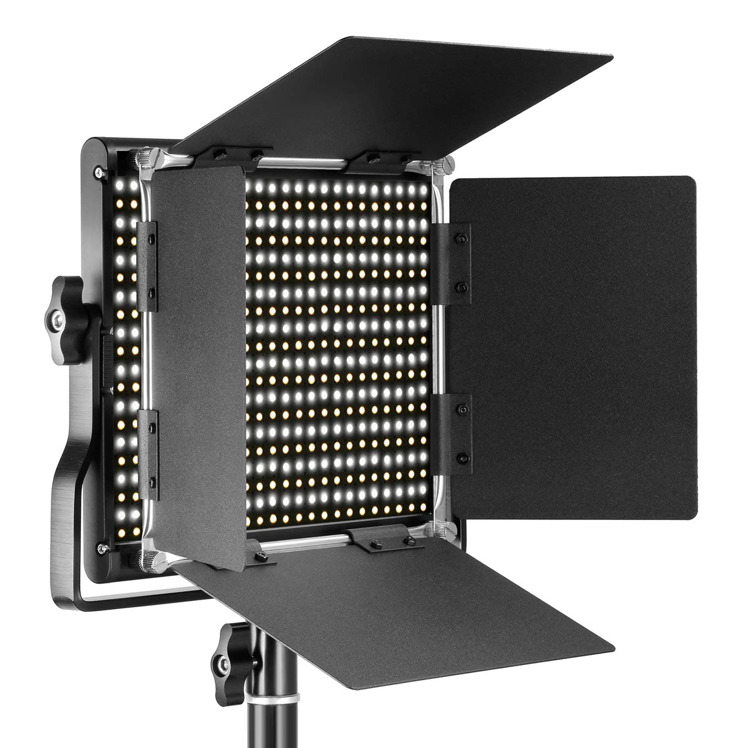 Neewer Dimmable Bi-Colour LED with U Bracket Professional Video Light for Studio, YouTube Outdoor Video Photography Lighting Kit, Durable Metal Frame, 480 LED Beads, 3200-5600K, CRI 96+