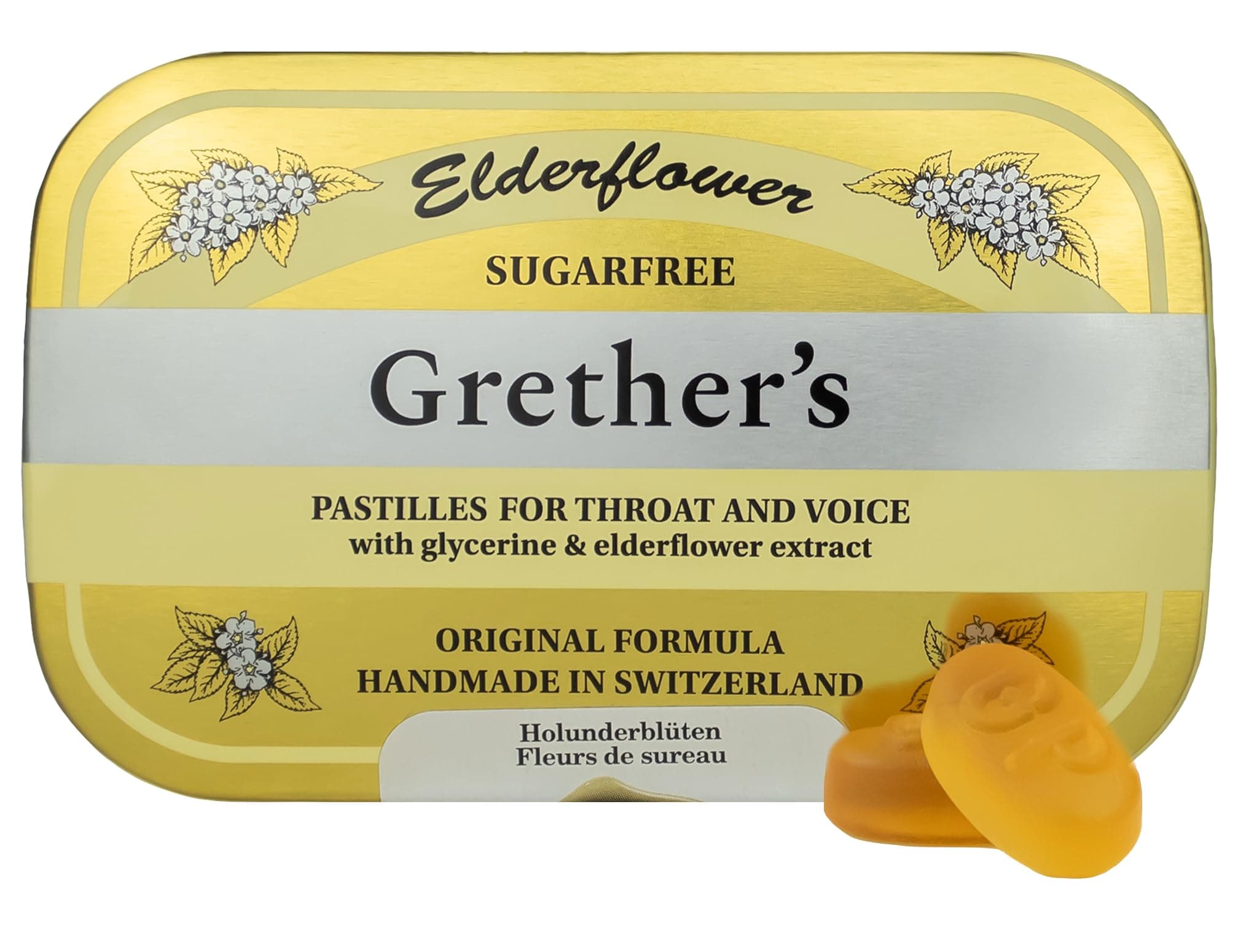 Pastilles Sugar Free Elderflower Pastilles 60ml