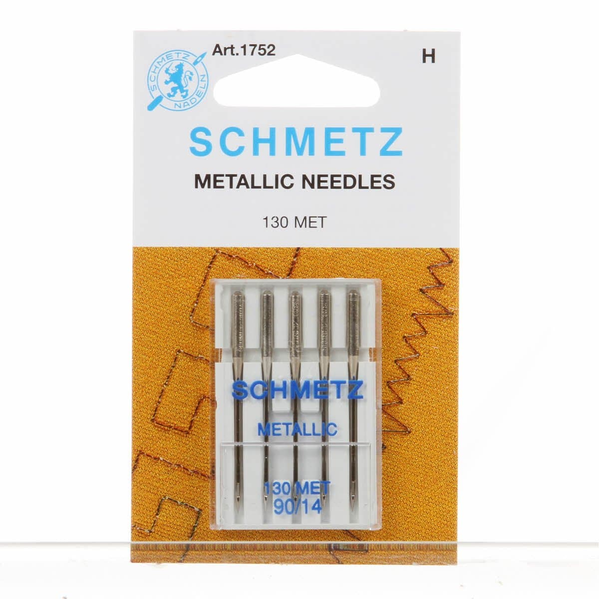 SCHMETZMetallic Sewing Machine Needles System 130/705 Size 14/90 Package of 5