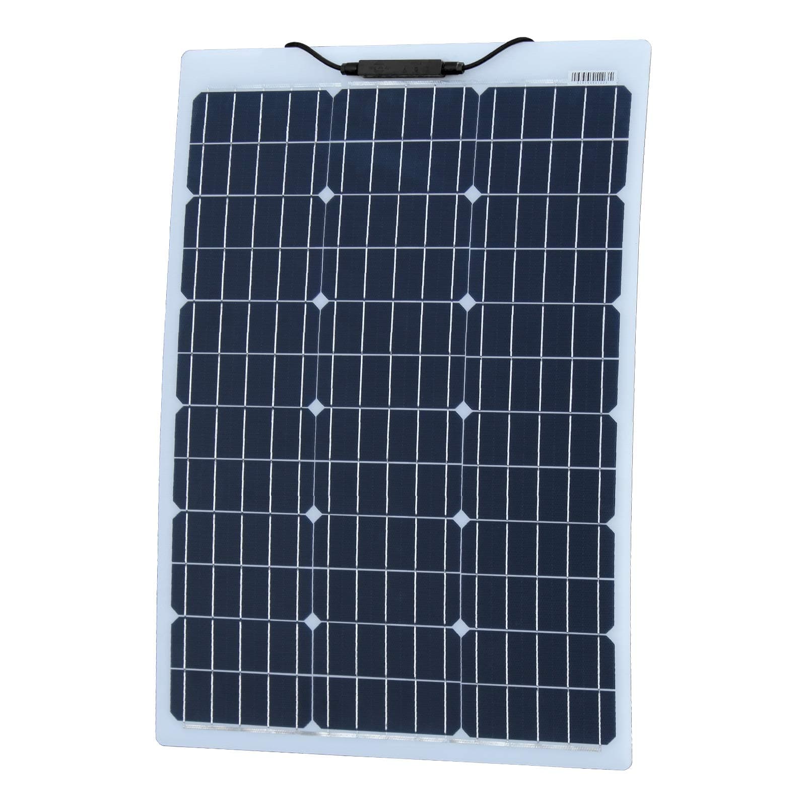 60W Aluminium Reinforced Semi-Flexible Solar Panel with a Durable ETFE Coating