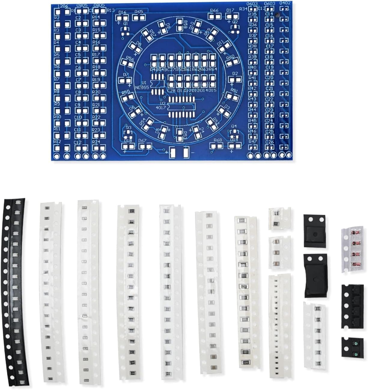 Podazz DIY SMD SMT Welding Practice Board Soldering Skill Training Kit