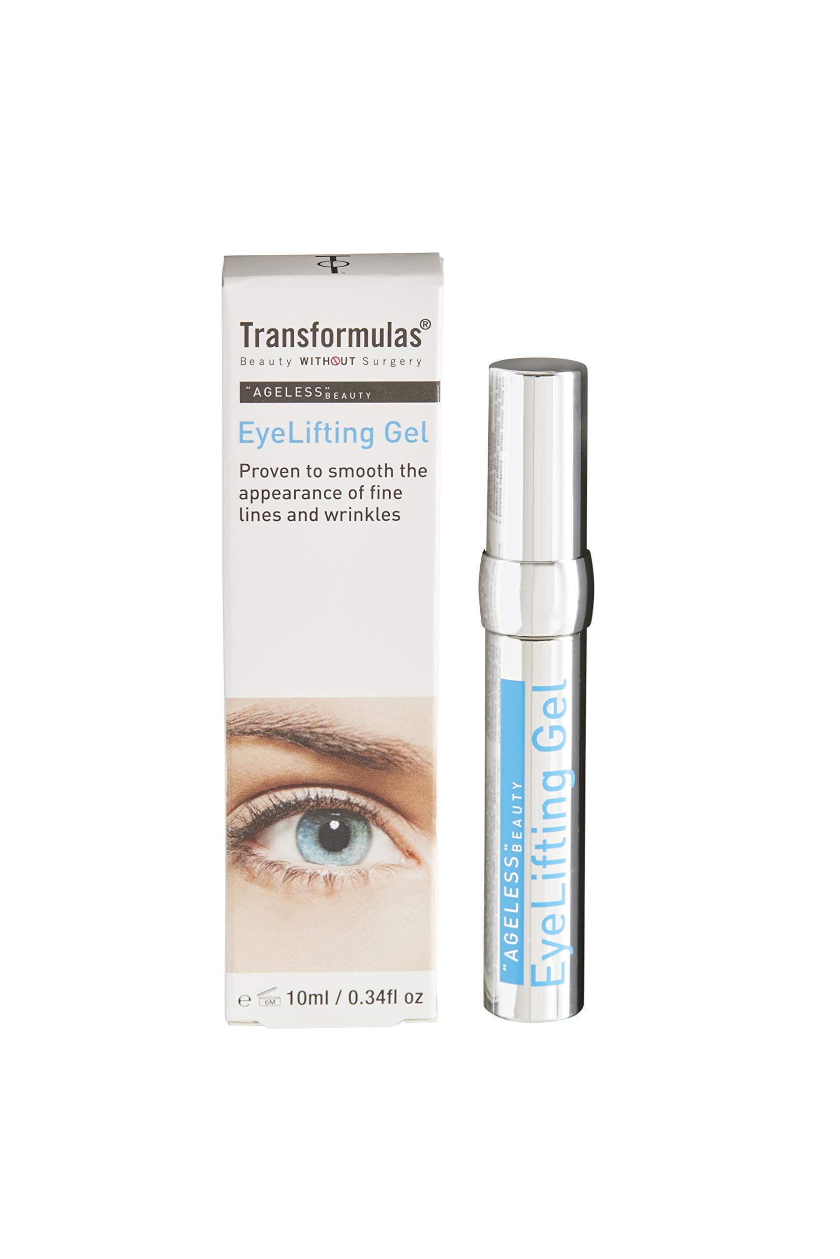Transformulas Eye Lifting Gel, CLEAR, 10 ml (Pack of 1)