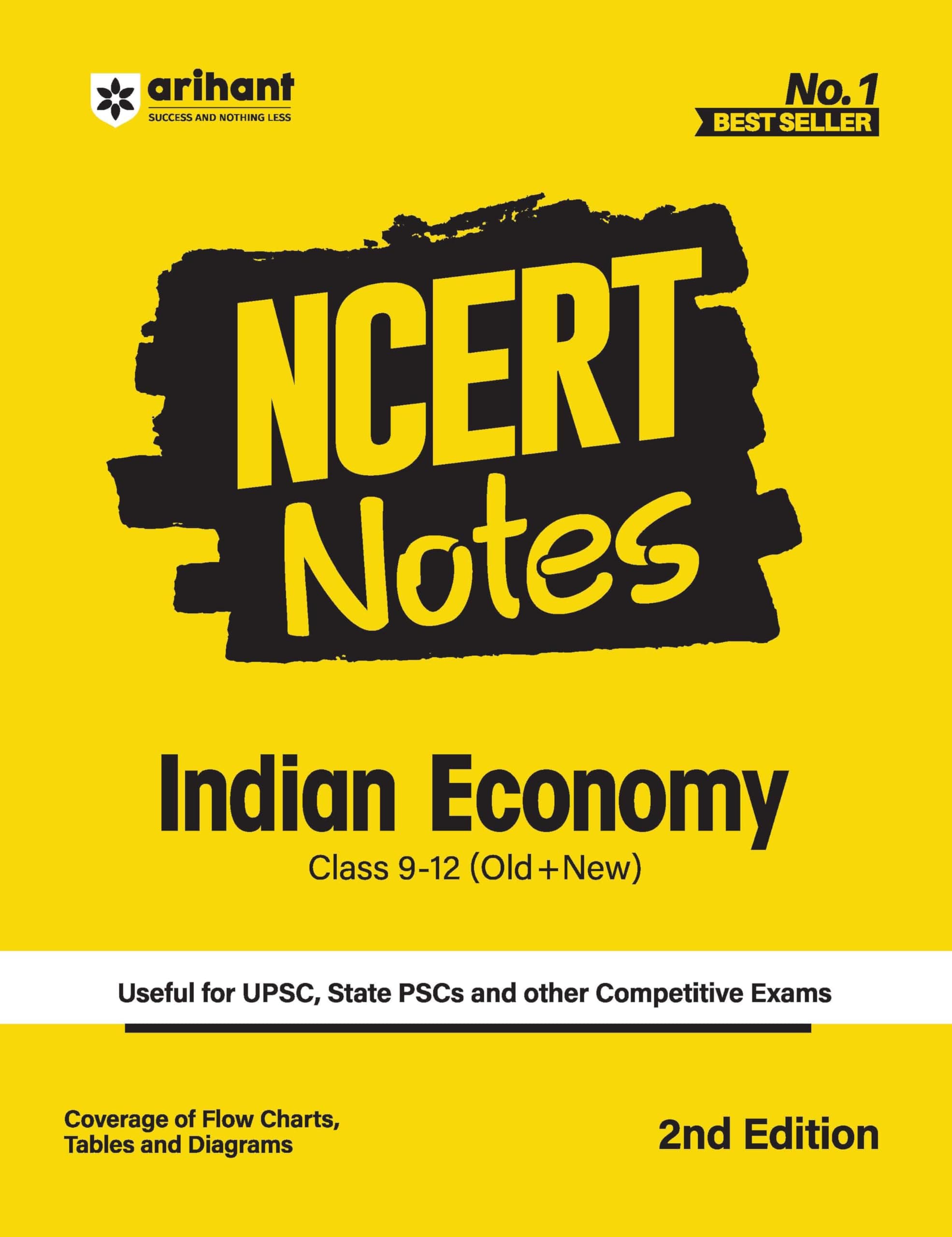 Arihant NCERT Notes Indian Economy (E) for Class 6-12 (Old + New) | UPSC, State PSC and Competitive Exams Preparation | Flow Charts, Data Analysis and Diagrams | 2nd Edition | Indian Economy Guide | Exam Study Material 2026