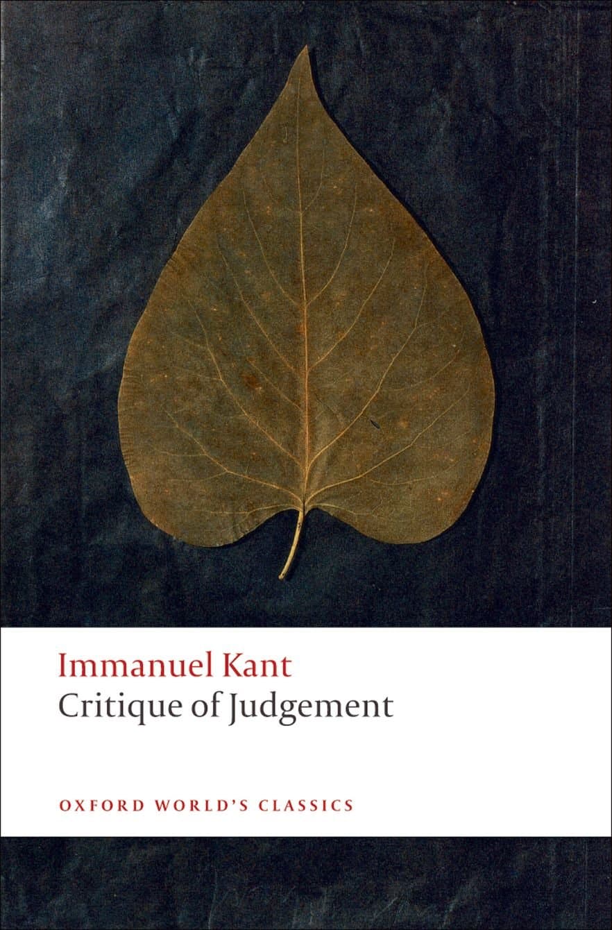 Critique of Judgement