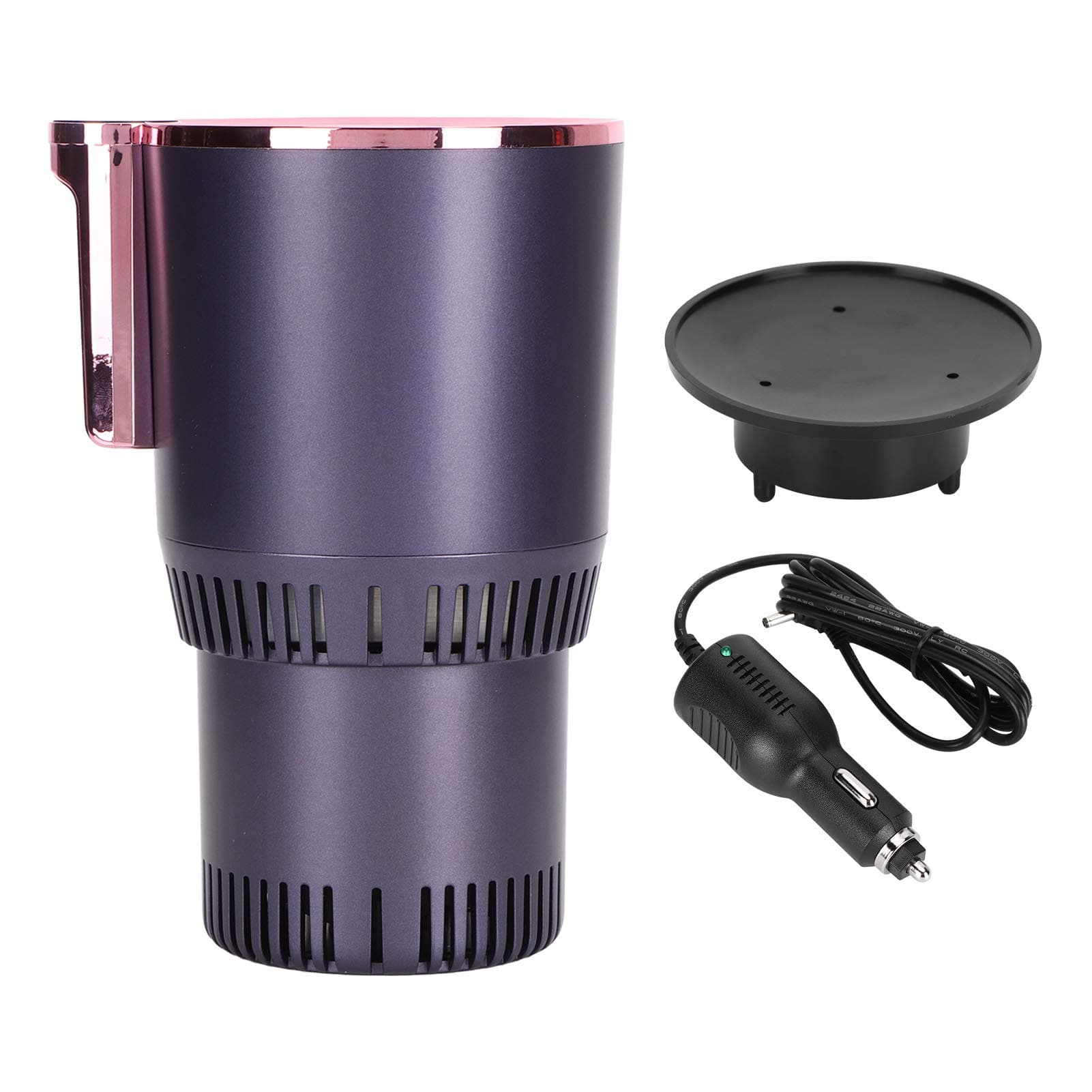Smart Car Cup Cooler and Warmer, 2-in-1 Auto Travel Heating Mug - Rose Gold