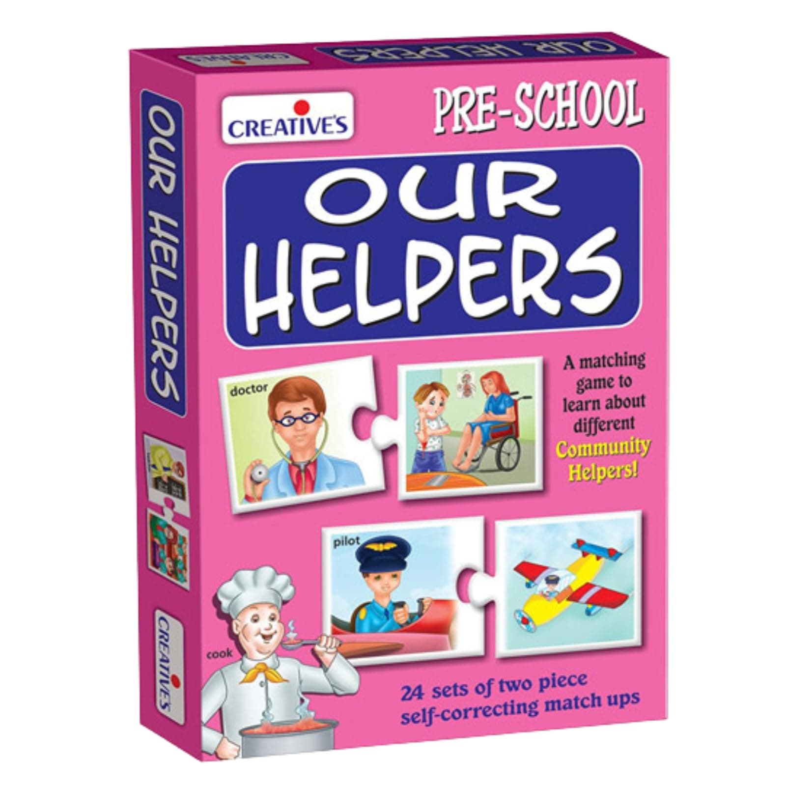 Creative's Our Helpers |0630| A matching game to learn about different community helpers! For children 4 Yrs and above