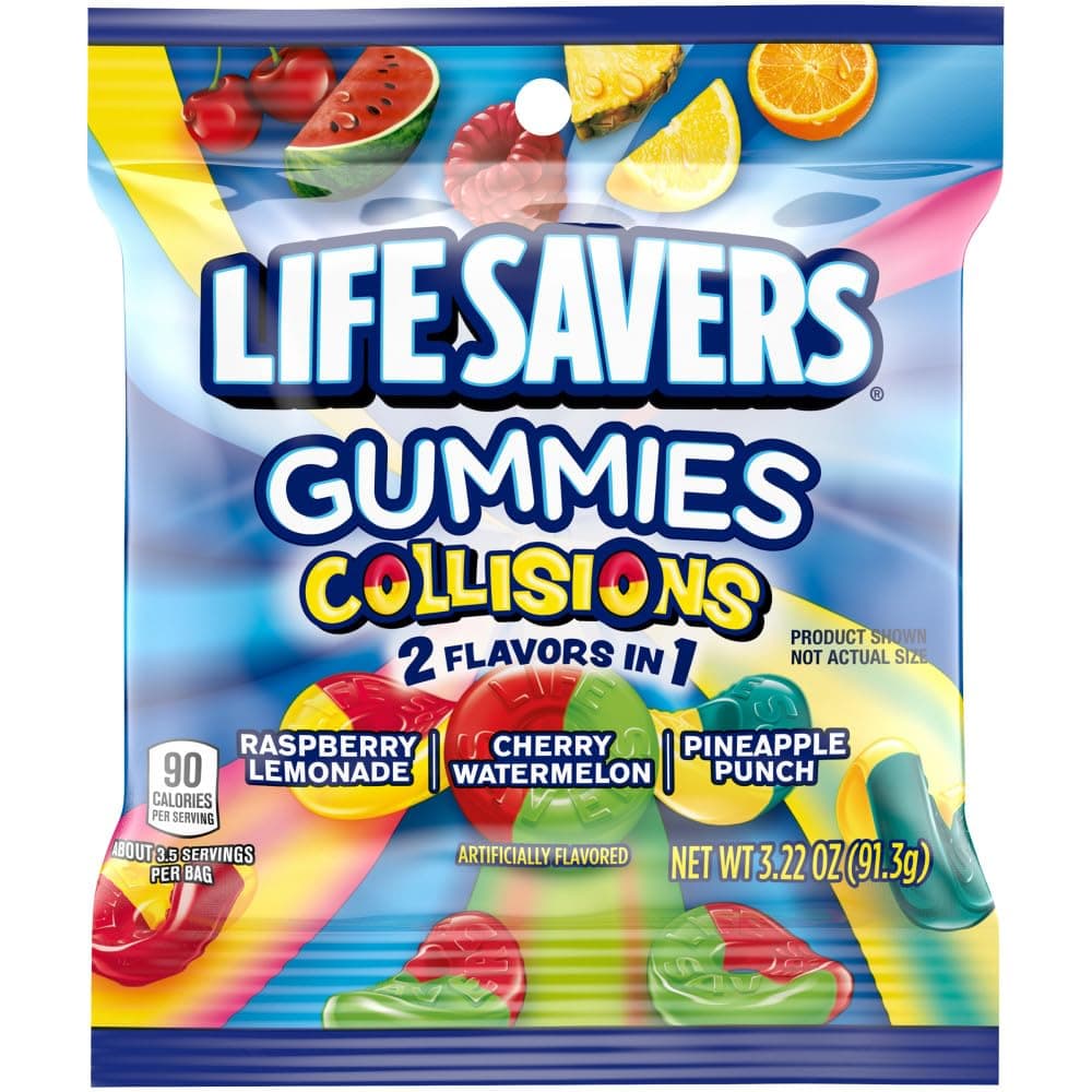 Life Savers GUMMIES COLLISIONS PEG PACK 3.22 12PK
