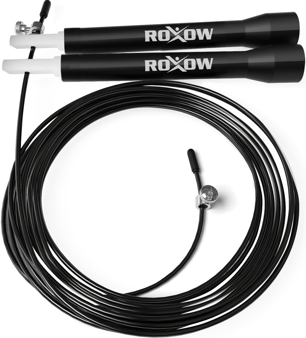 Professional Premium Quality Jump Rope - FREE Extra Fast Speed Cable Jumping Rope, Screws and Carry Case Included In Addition You Get FREE EBook for Fitness Workout, RX, WOD's, MMA, Exercise and Burning Fat - 100% Money Back Lifetime Guarantee!