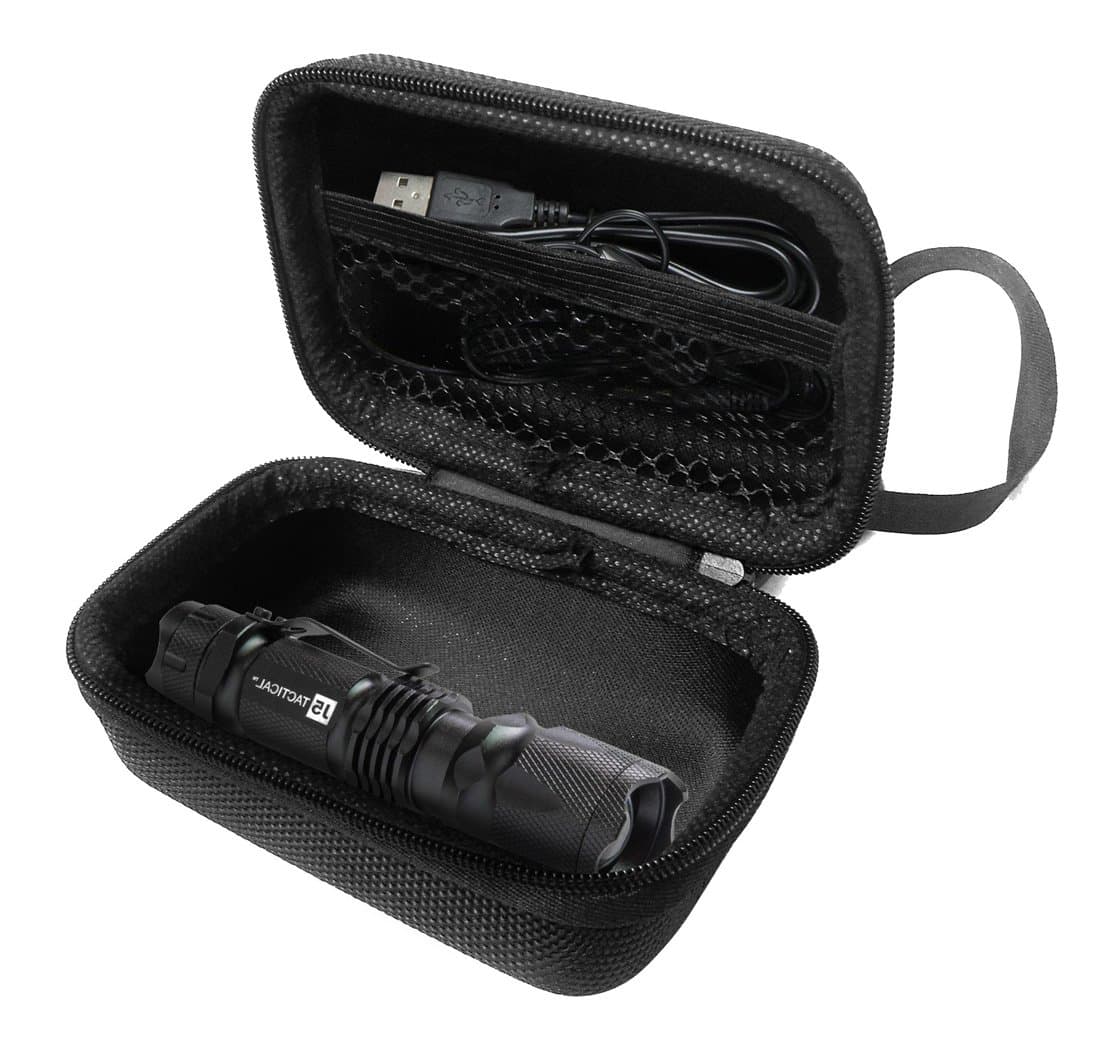 Hard Case Compatible for J5 Tactical V1-PRO Flashlight The Original 300 Lumen Ultra Bright