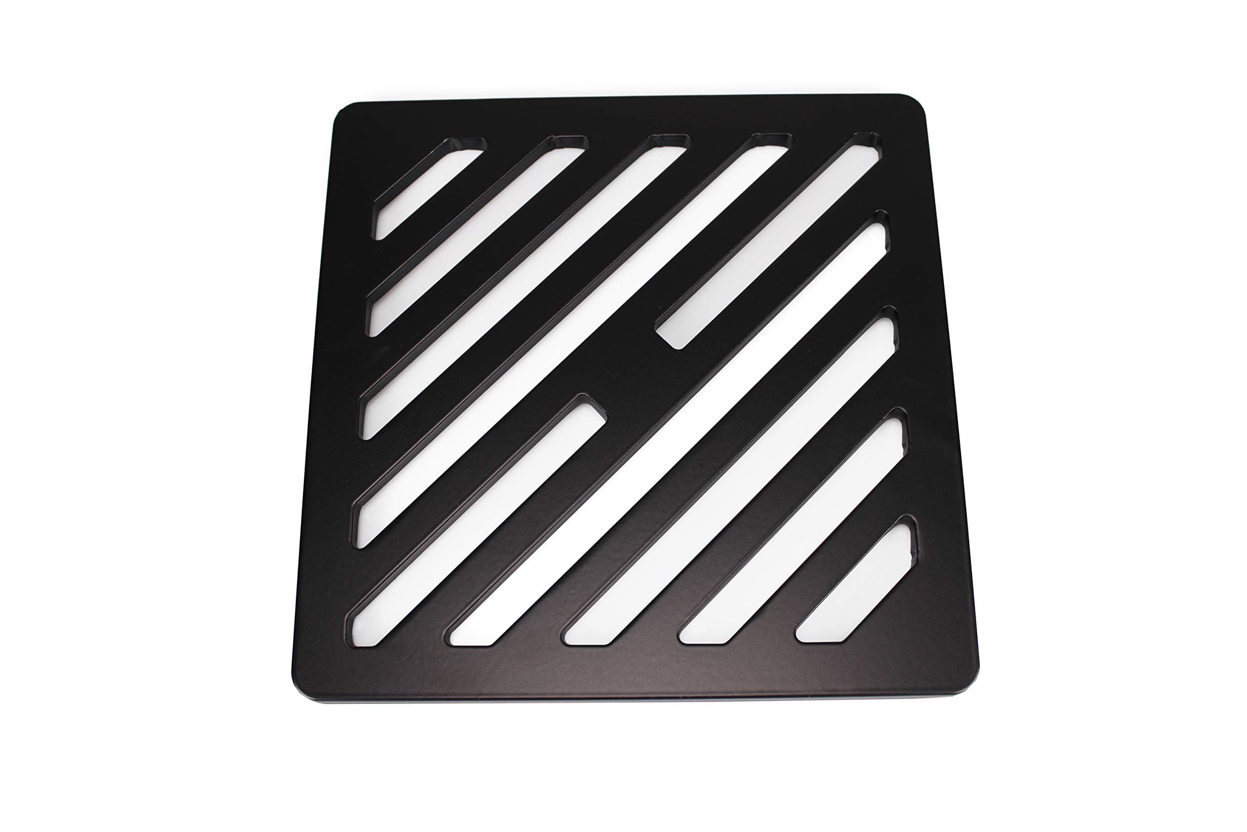 175mm 17.5cm Square Solid Metal Steel Gully Grid Heavy Duty Drain Cover Grate Like cast Iron, Stronger