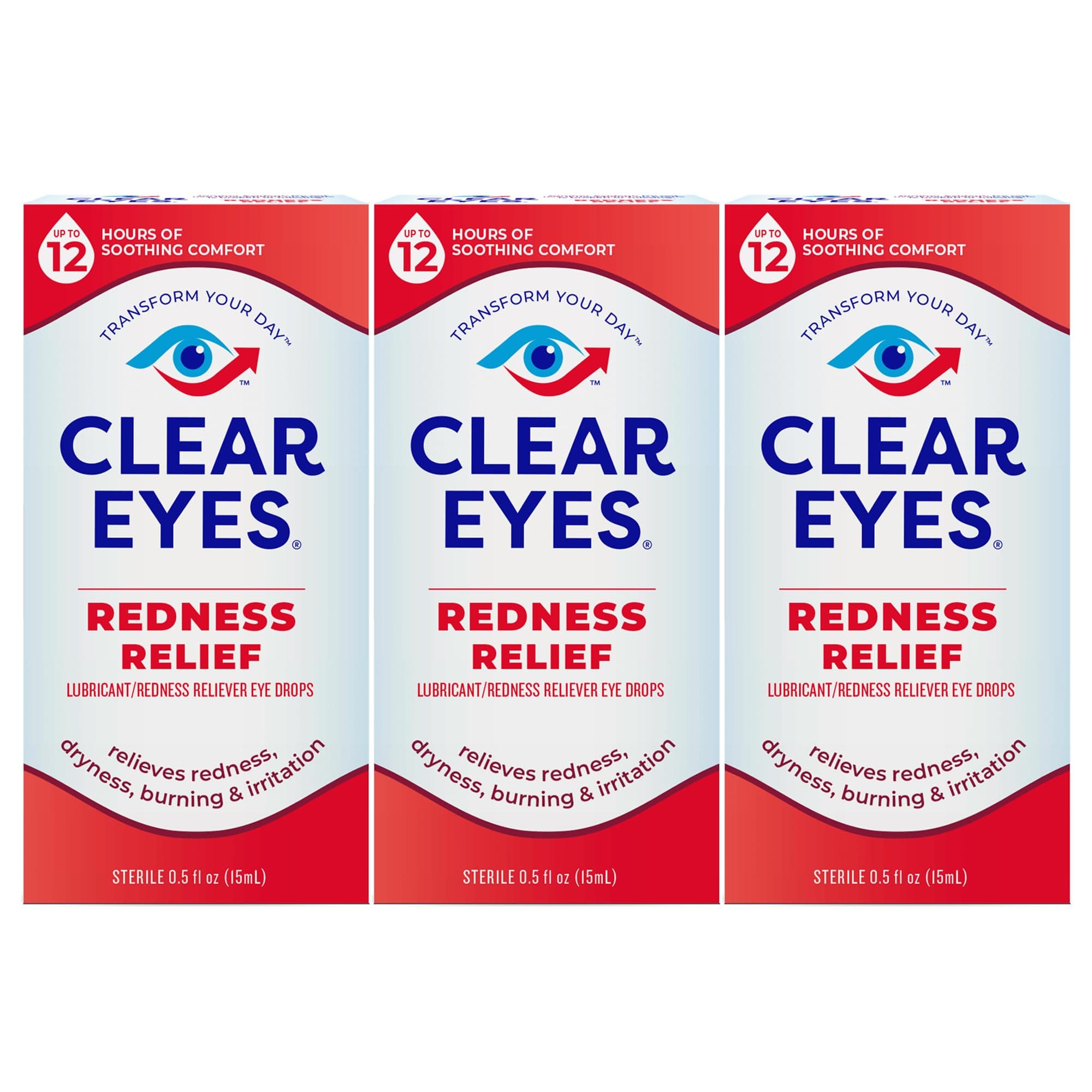 Redness Relief | Relieves Drying, Burning & Irritations | 0.5 oz | Pack of 3