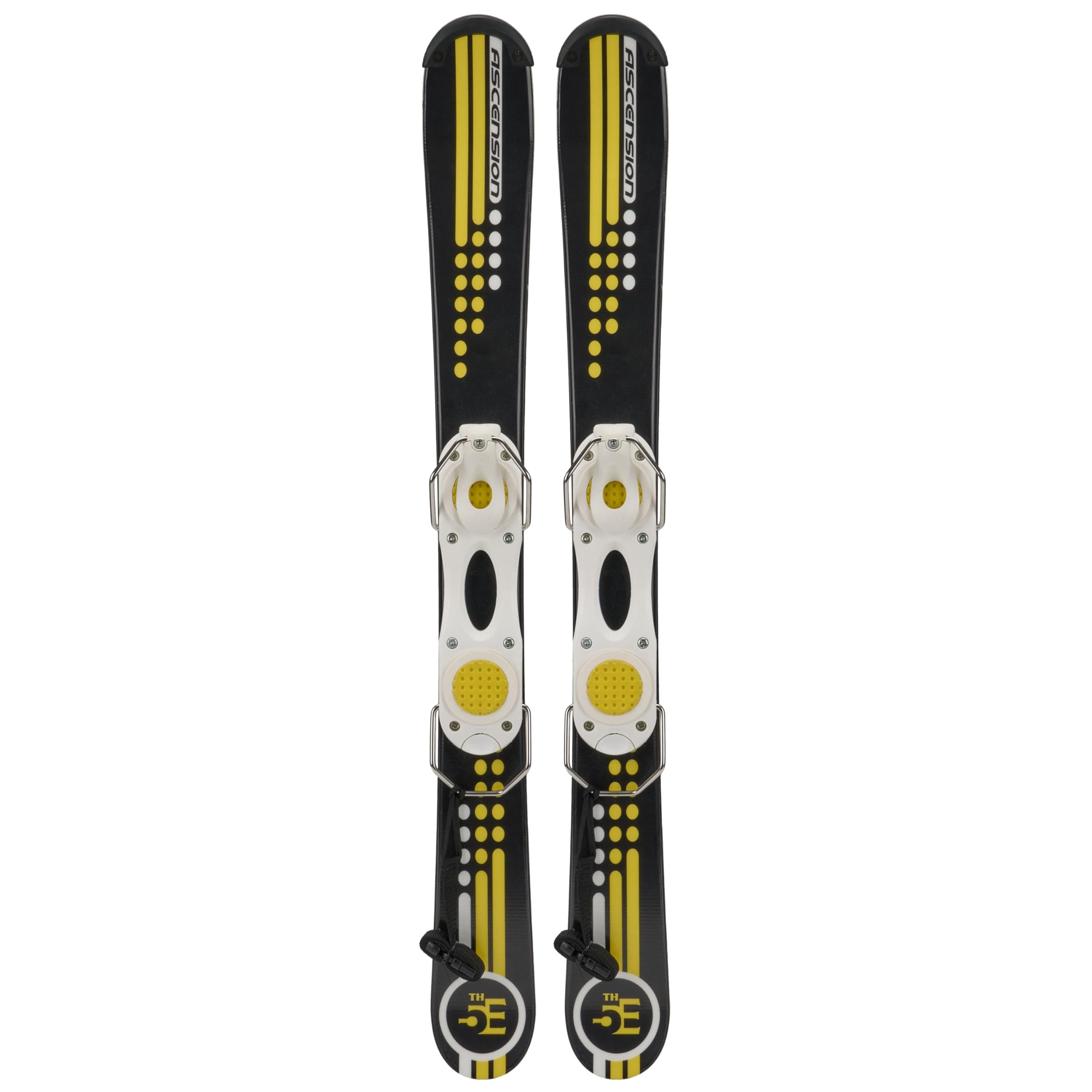 5th Element 99cm Ski Blades, Ski Boards, Snowblades | Adjustable Non-Release Bindings -Twin Tip Freestyle Mini Skis Short Skis - for Tricks, All Mountain
