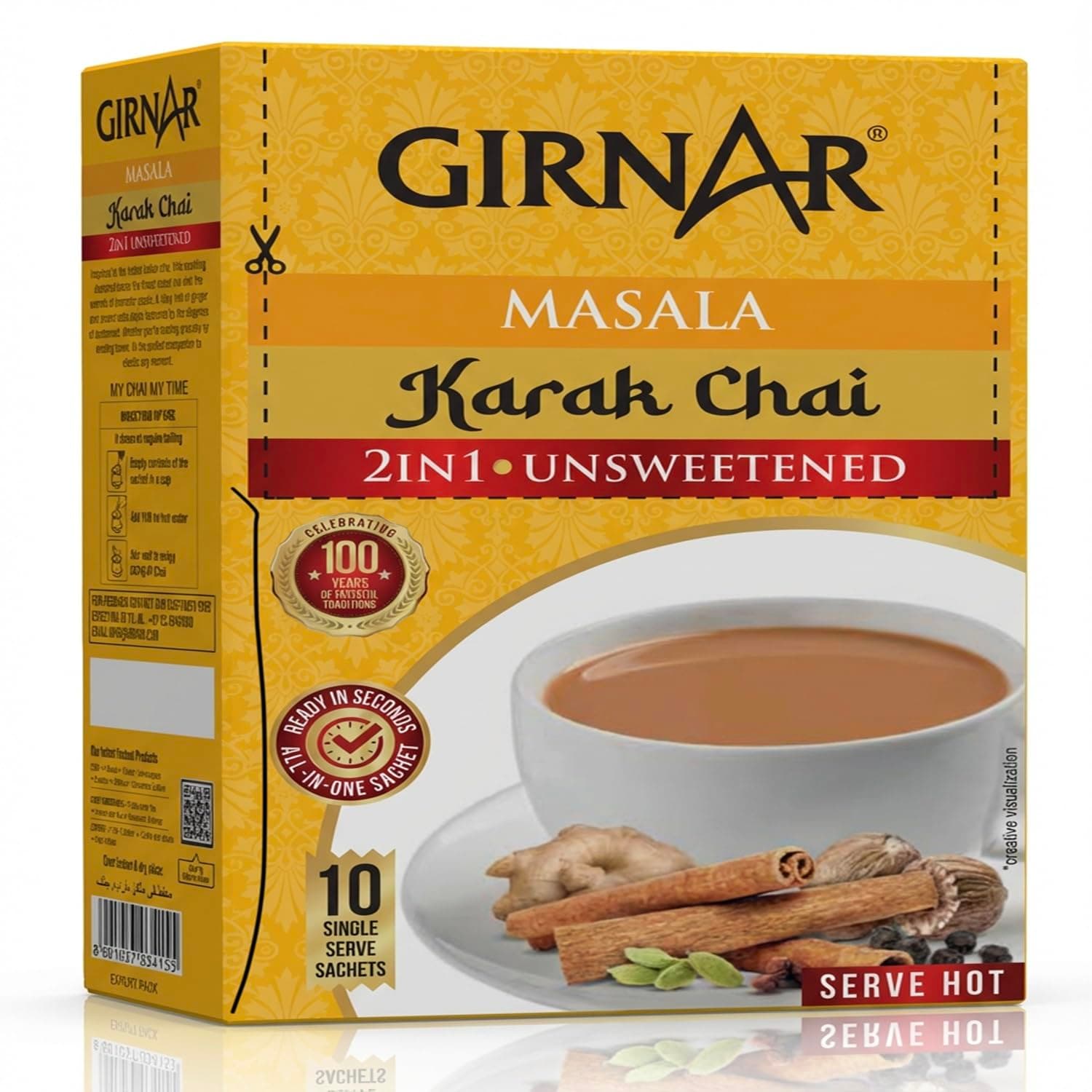 Girnar Instant Premix With Masala (10 Sachets Low Sugar)