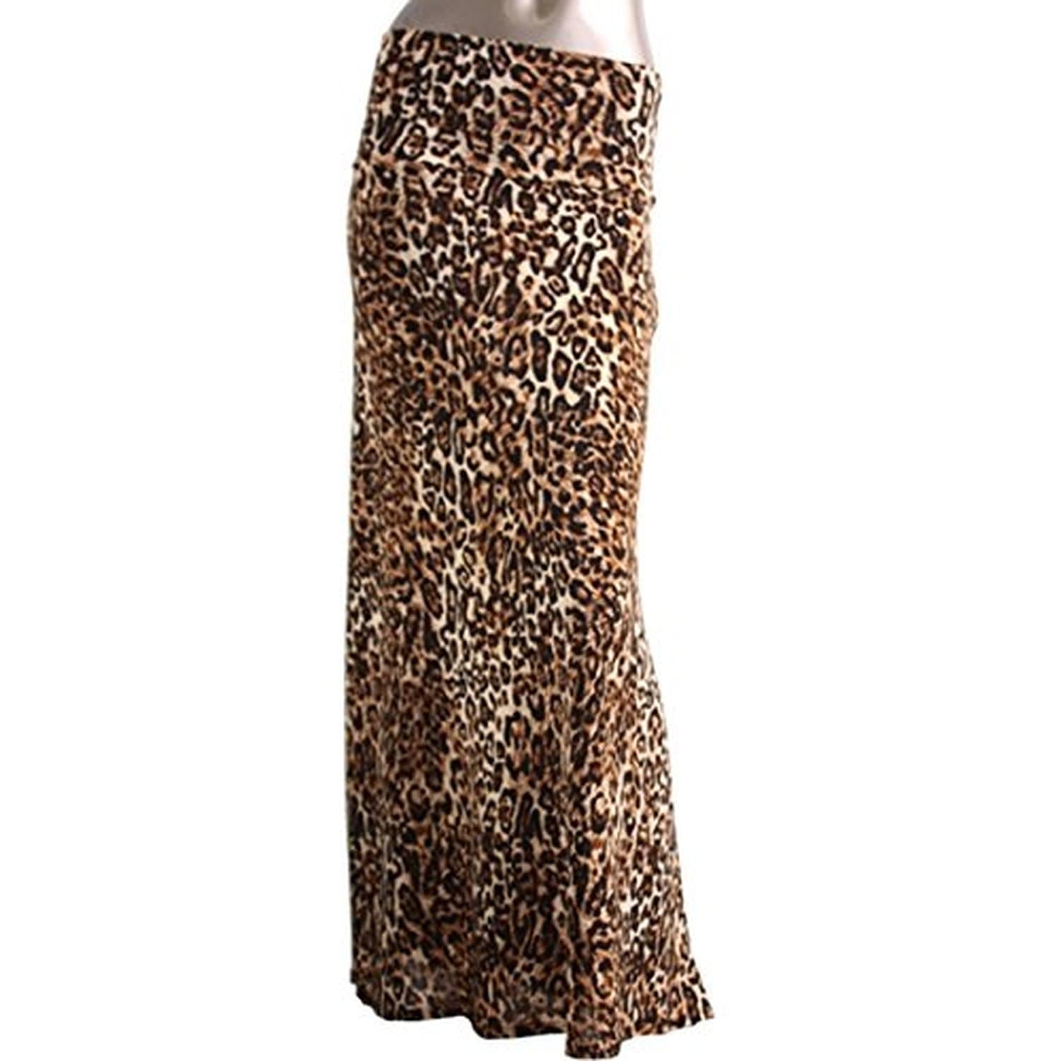 Azules Women's Poly Span Multiple Selection Print Maxi Skirt-F91 S