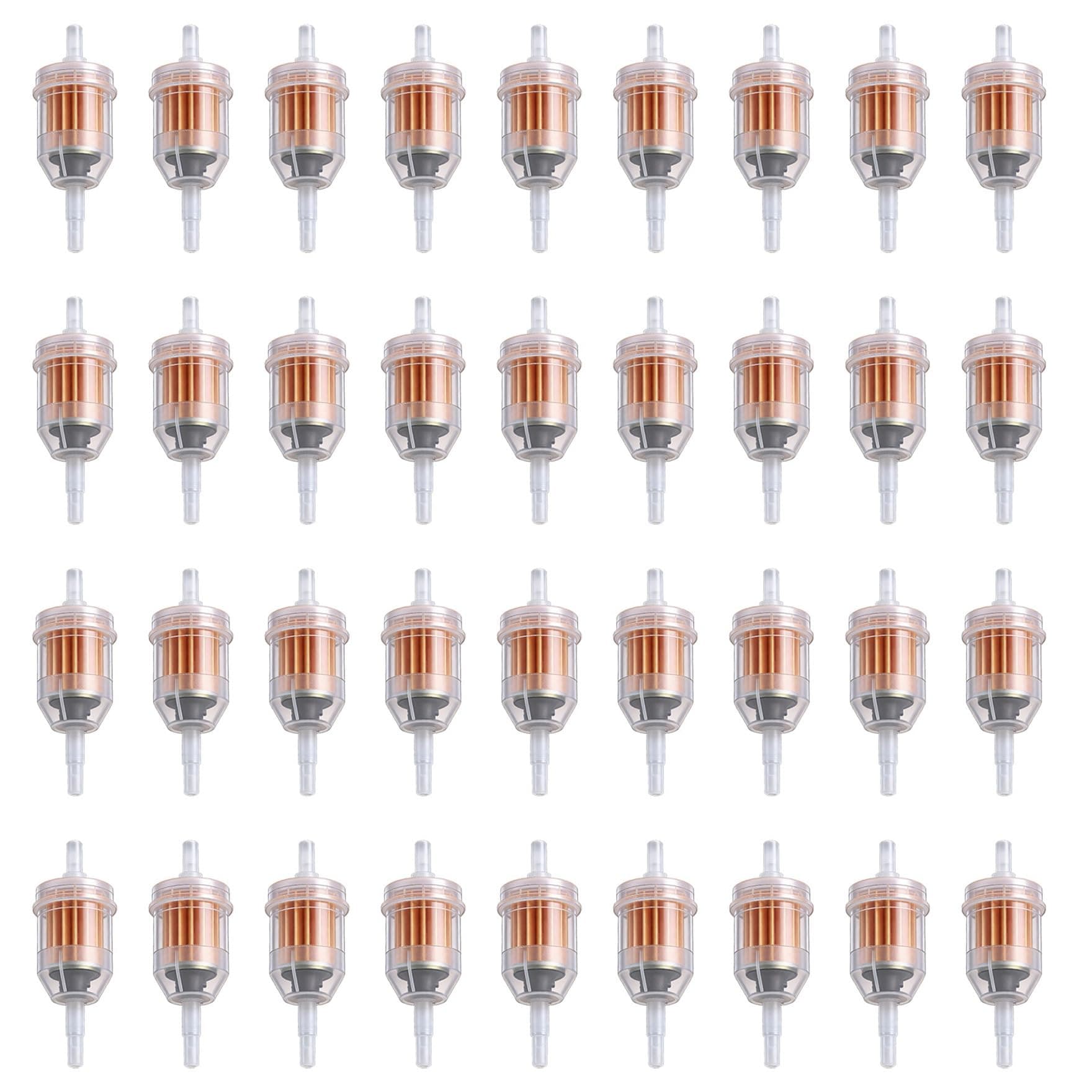 36 Pack Gas Inline Fuel Filter 1/4 x 5/16 Replacement for Briggs Stratton Replacement for John Deere Replacement for Kawasaki