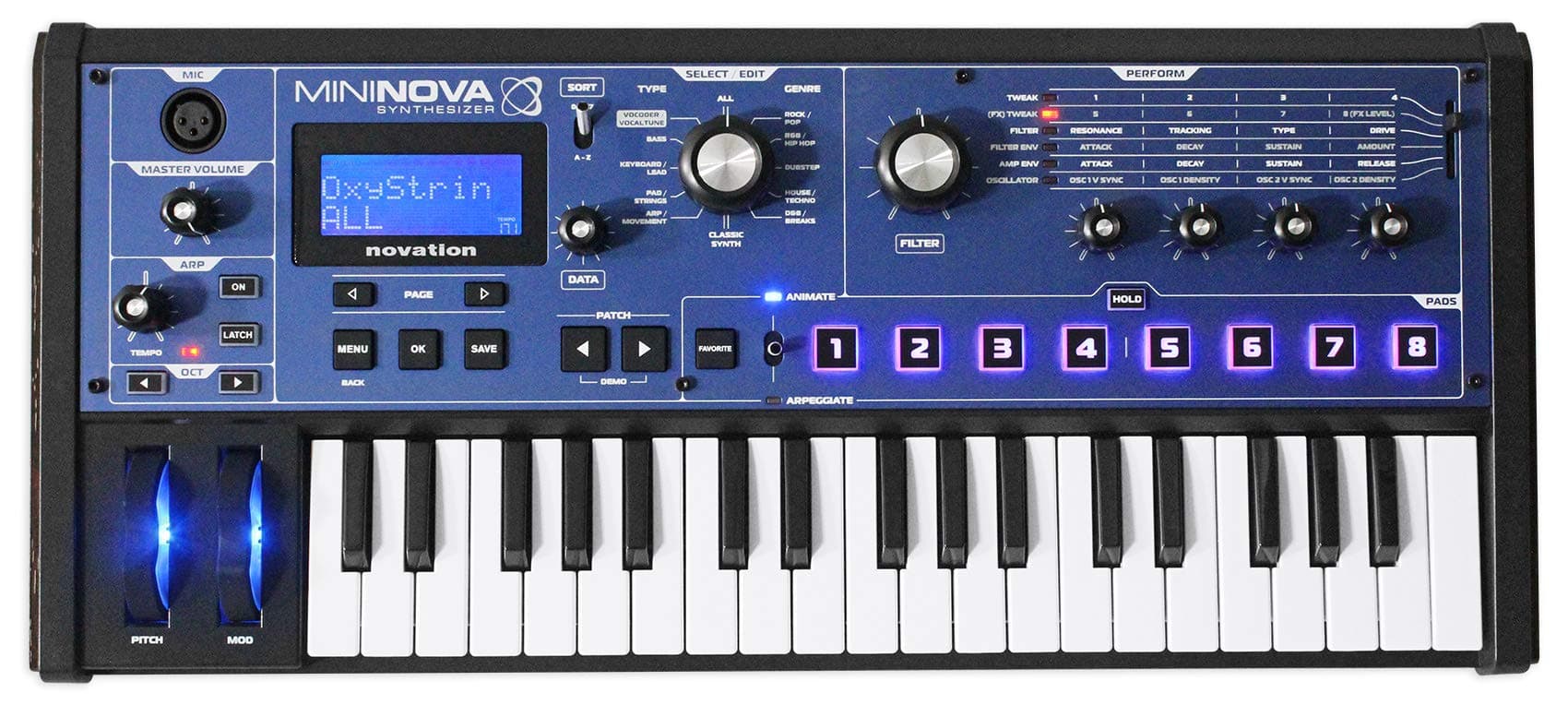 Novation MiniNova Synthesizer NOVSYNTH02UKEU
