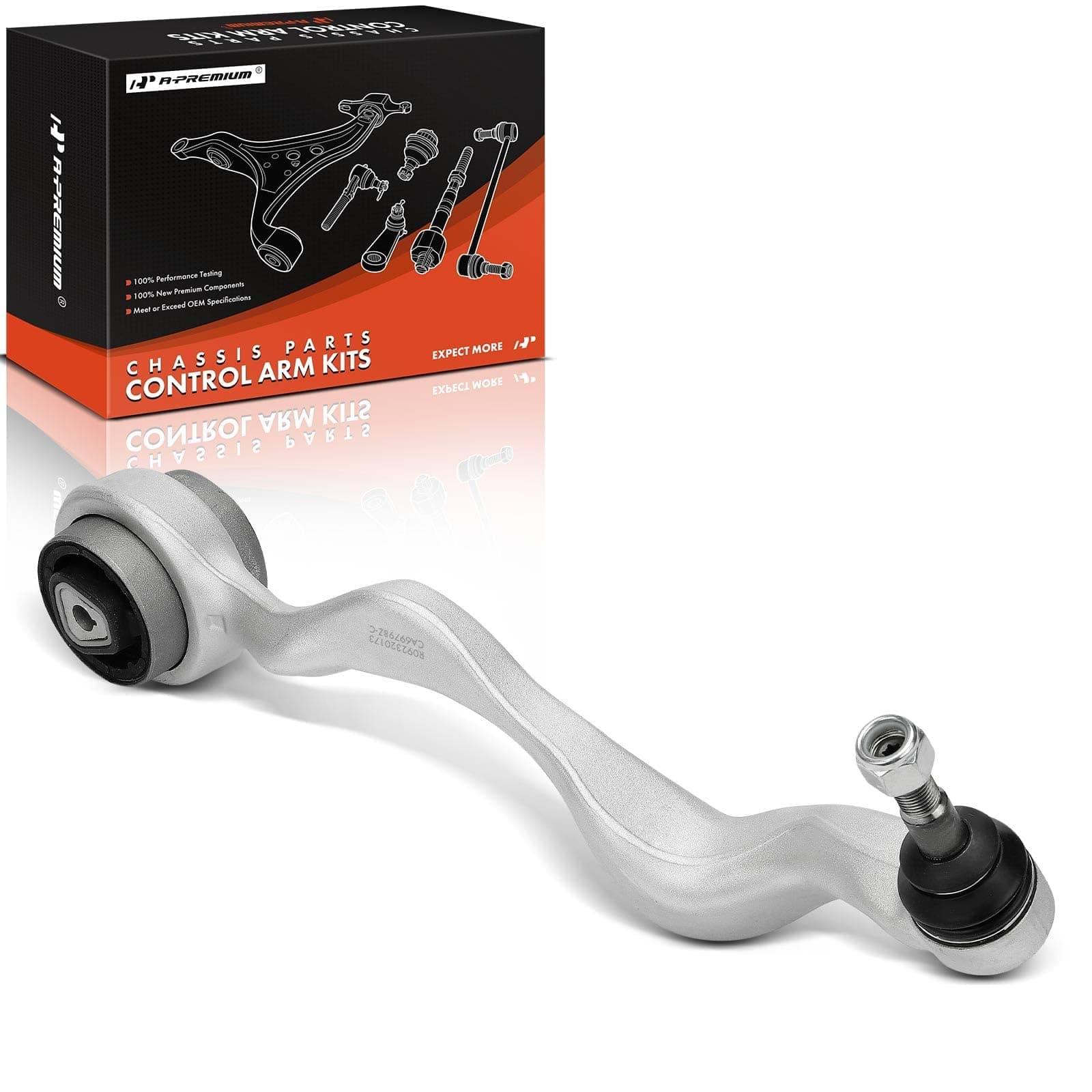 A-Premium Front Right Forward Lower Control Arm, with Ball Joint & Bushing, Compatible with BMW - 2006-2016 - 325i 328i 330i 335i 335is 335d & 128i 135i 135is & X1 & Z4