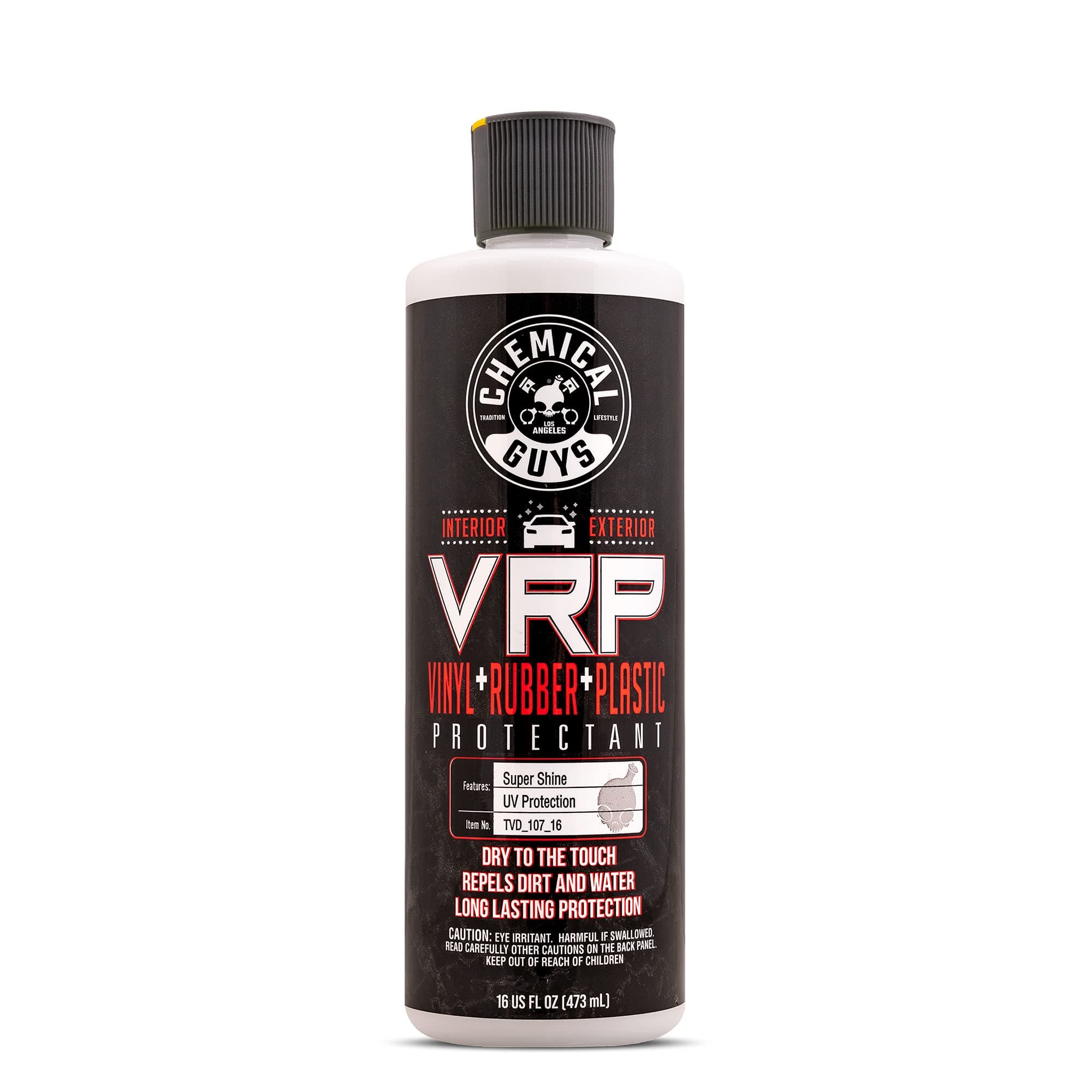 Chemical Guys V.R.P. Vinyl, Rubber And Plastic Super Shine And Protectant, Safe for Cars, Trucks, SUVs, Motorcycles, RVs & More, 473 ml