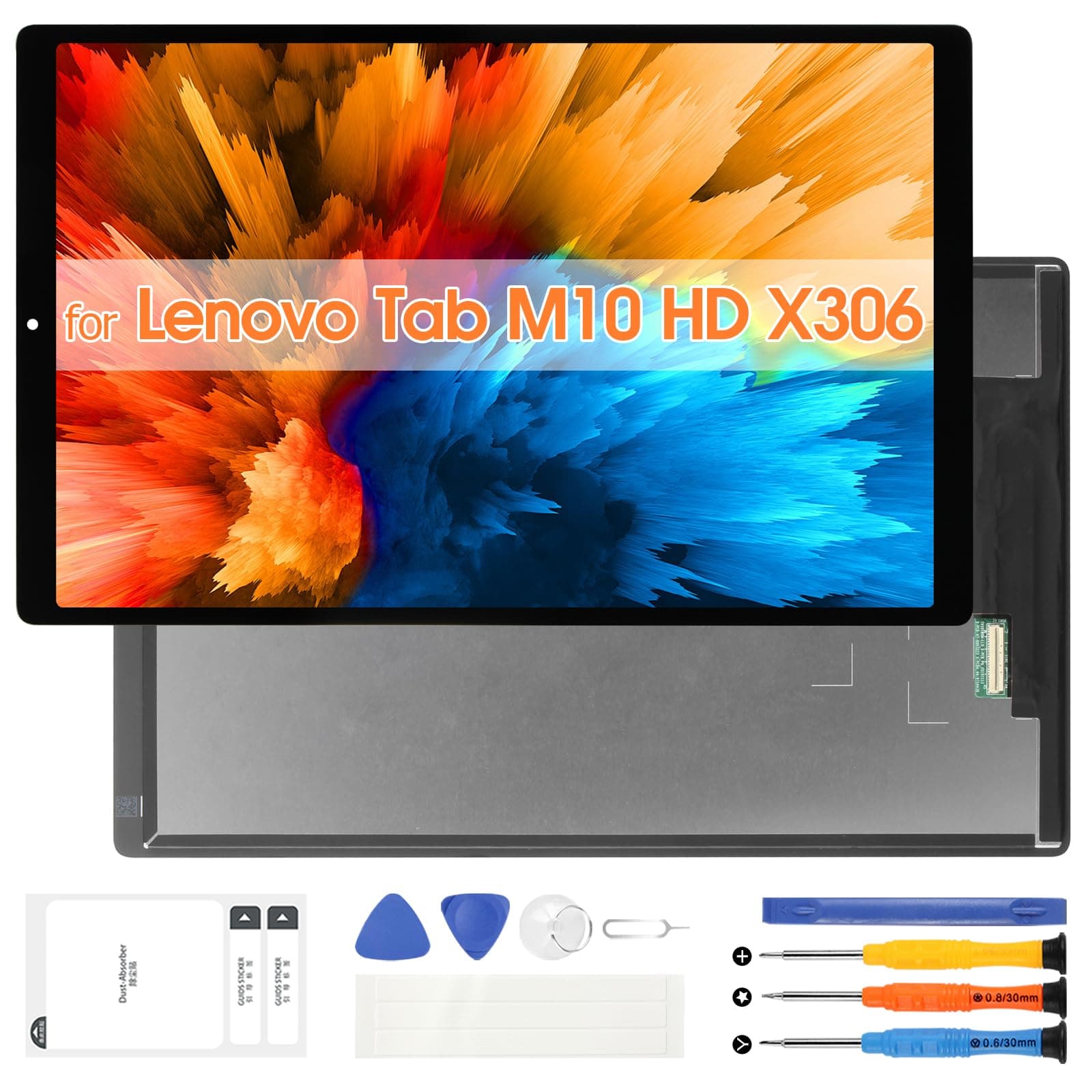LCD Display for Lenovo Tab M10 HD Screen Replacement for Lenovo Tab M10 HD TB-X306 X306F 10.1 inch Touch Screen Digitizer Glass Assembly with Repair Parts