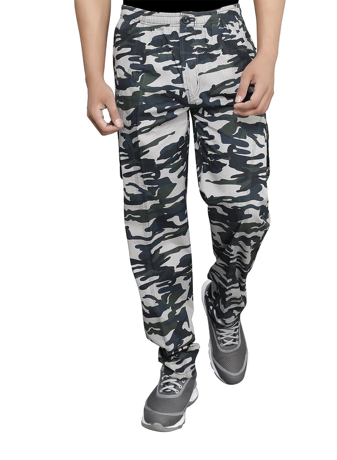 SAPPERMens Camouflage Cotton Regular fit Cargo Pants