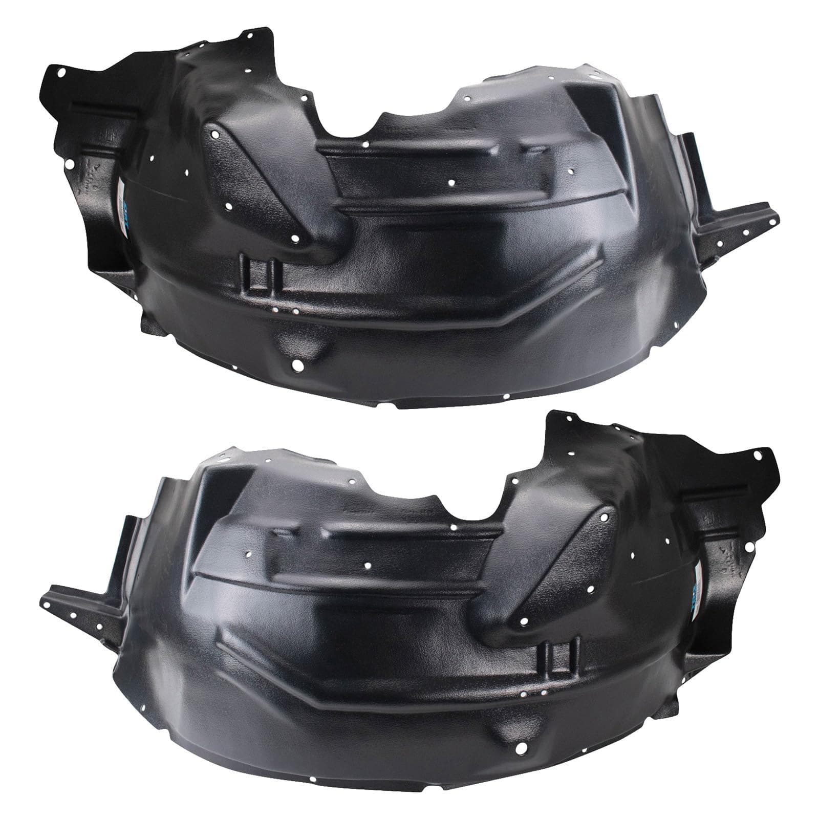 TRQ Driver and Passenger Side Inner Fender Liner Set Compatible with 1999-2004 Ford F-250 Super Duty F-350 Super Duty 2000-2003 Ford Excursion RWD