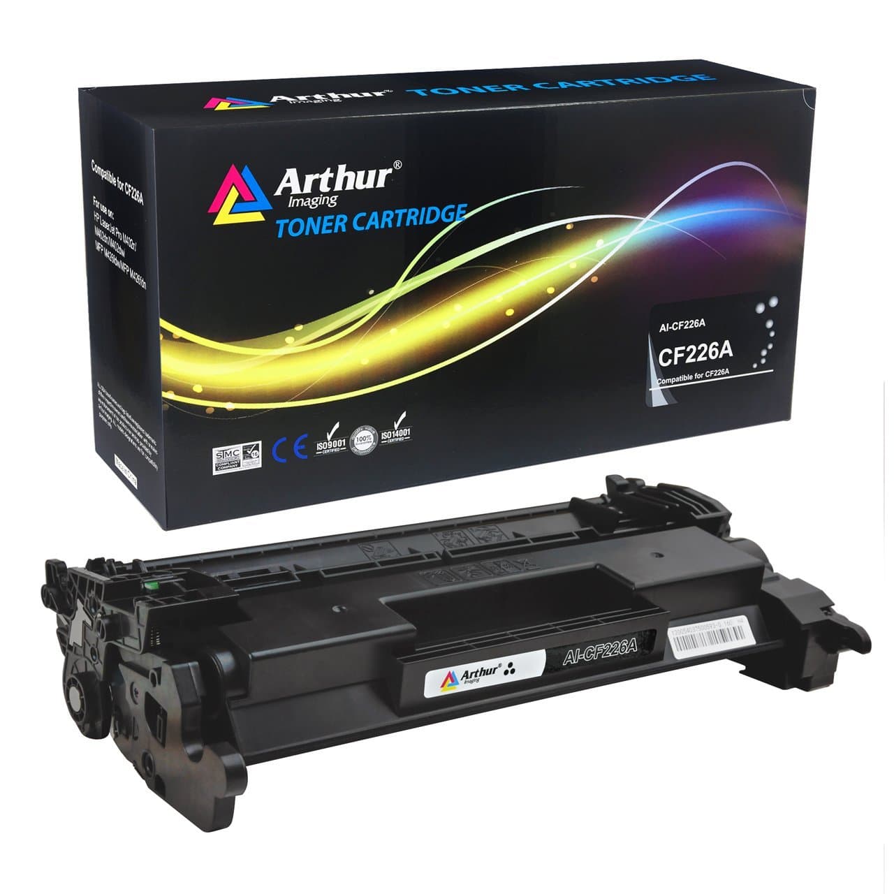 Arthur Imaging Compatible High Yield Toner Cartridge Replacement for HP CF226A/CF226X (Black, 1-Pack)